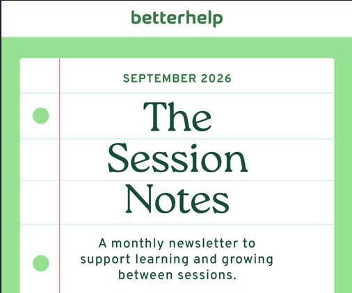 BetterHelp Monthly Newsletter