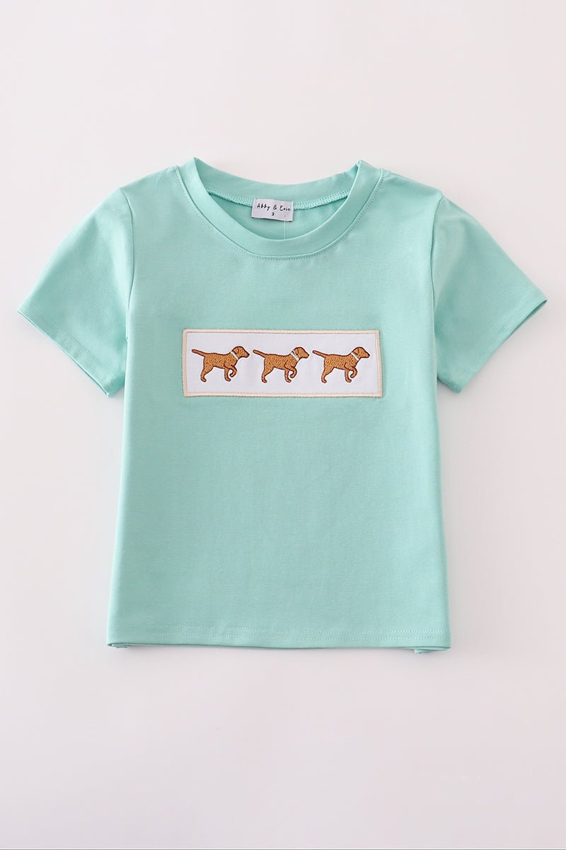 PUPPY EMBROIDERY TOP