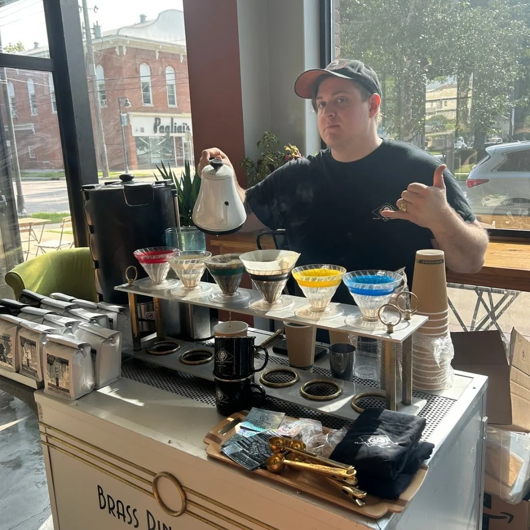 Surprise! We are hosting a pop up tasting TOMORROW Friday 5/8 from 9am-12pm with Sam from @brassringcoffee! 

Come try the new roasts and talk with the roaster ☕️ Always a fun time, and totally free!