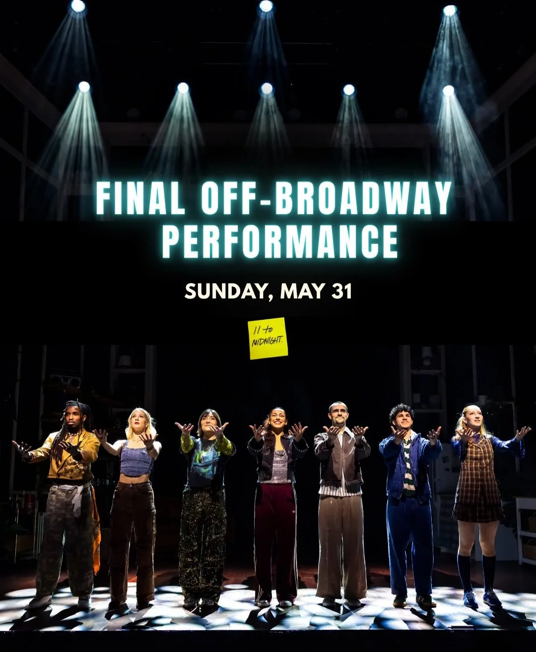 6 performances left! Grab a ticket and join us on closing weekend in NYC 🪩✨