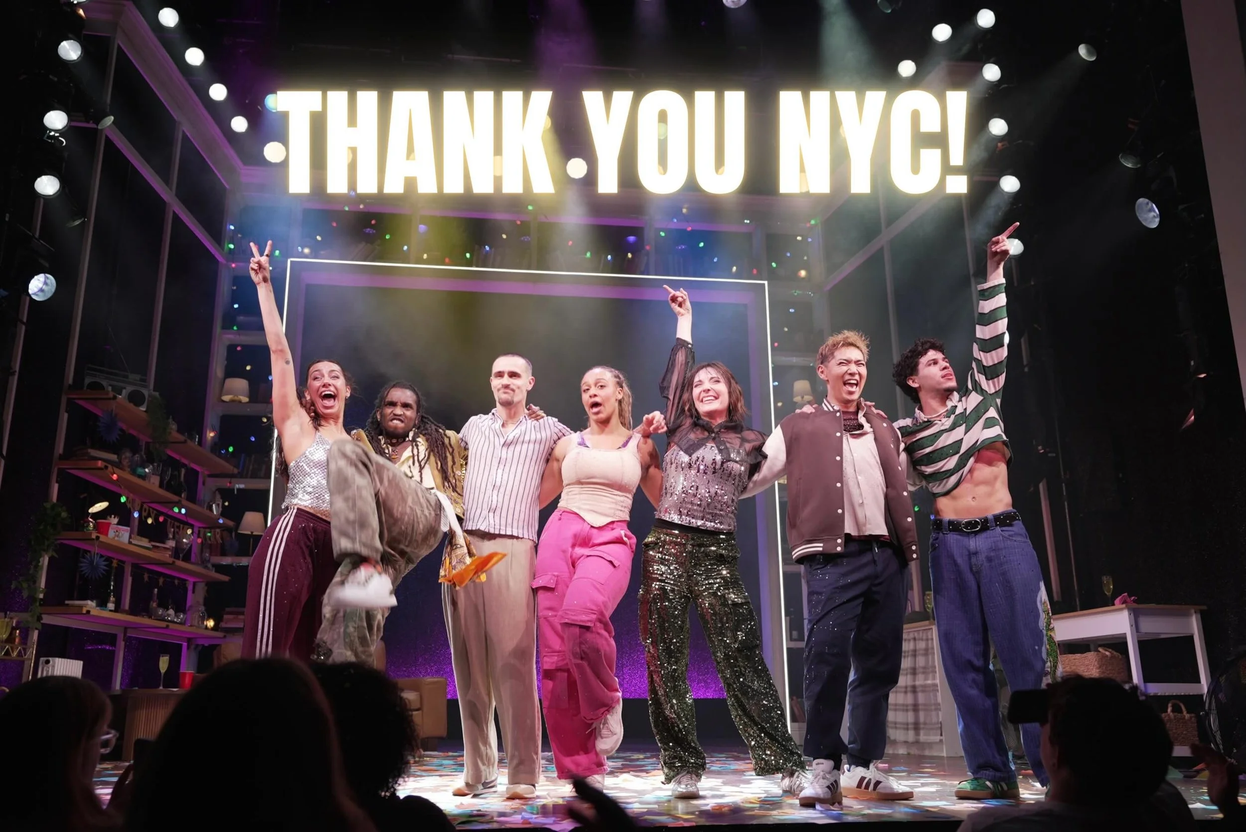 I&rsquo;m not crying YOU ARE!!! 

Thank you so much for being a part of our journey! This may be closing night in NYC, but this isn&rsquo;t the end for #11tomidnight! Follow along for whats next for our show! 💕🪩🥳