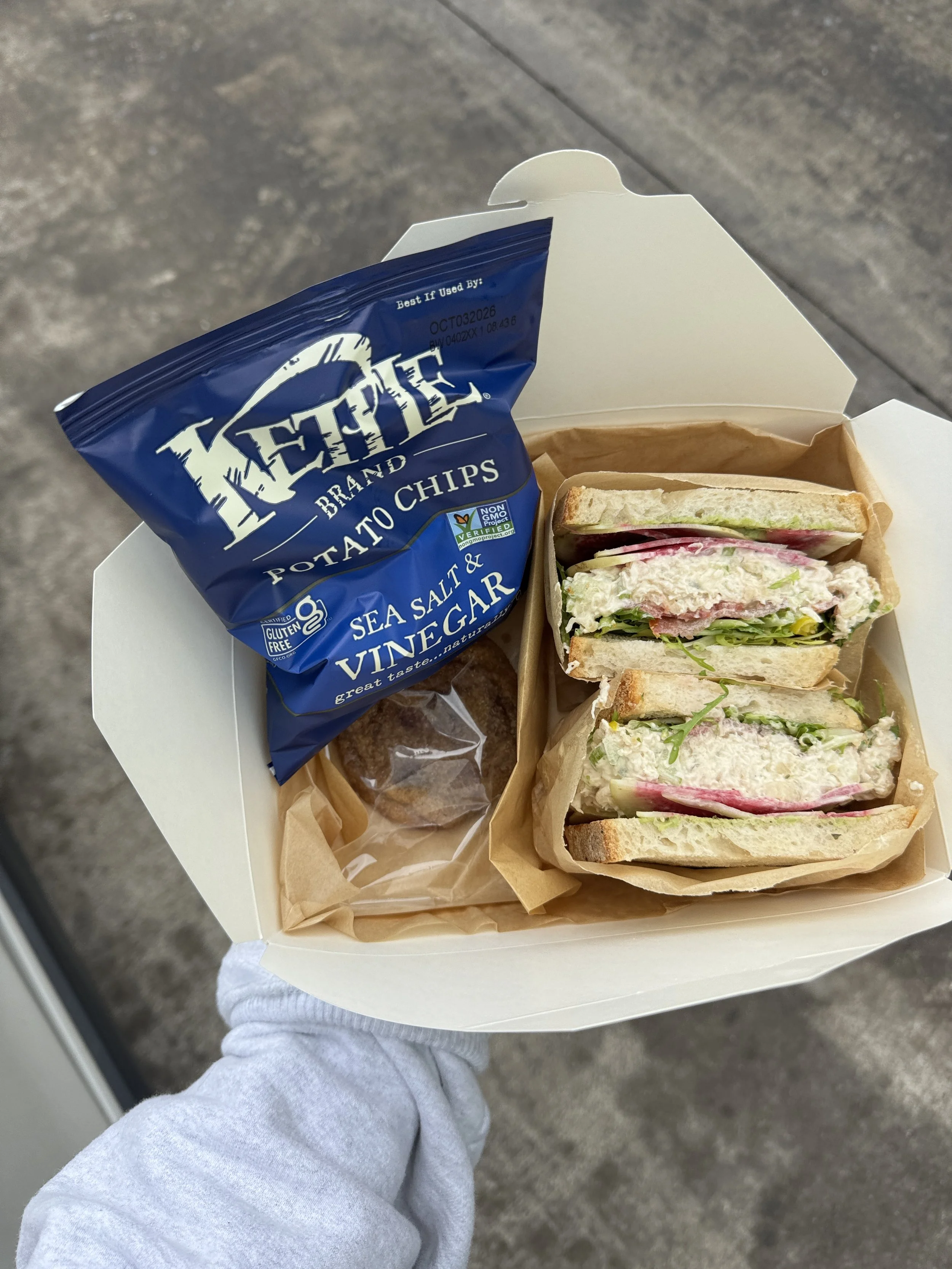 Caramelized Chicken Salad Sandwich Box