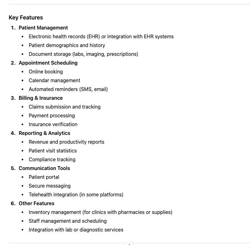 An analysis of Practice Management Software Features_ Cinc Marketing