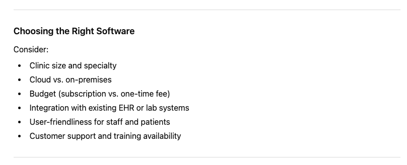 Practice Management ChatGPT Purchase Considerations - Cinc Marketing