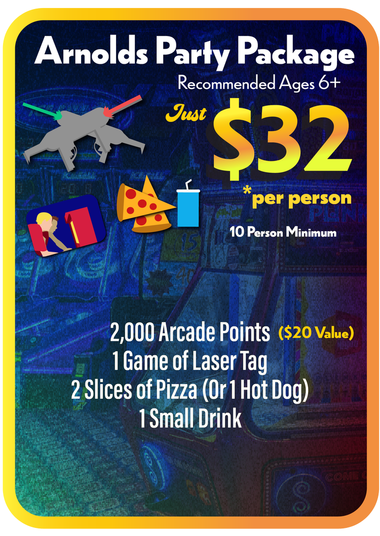 Arnold's Party Package