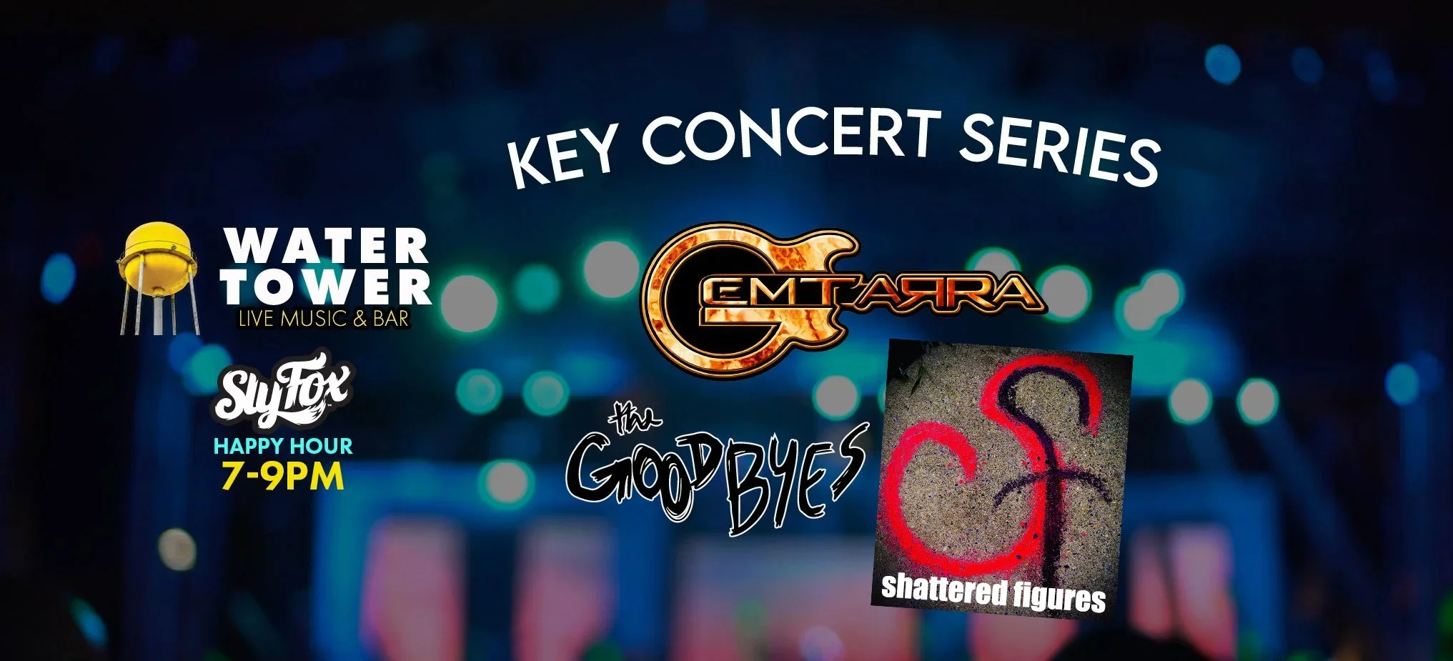 Gemtarra, The Goodbyes, &amp; SHATTERED FIGURES at The Water Tower a Key Concert Series Event