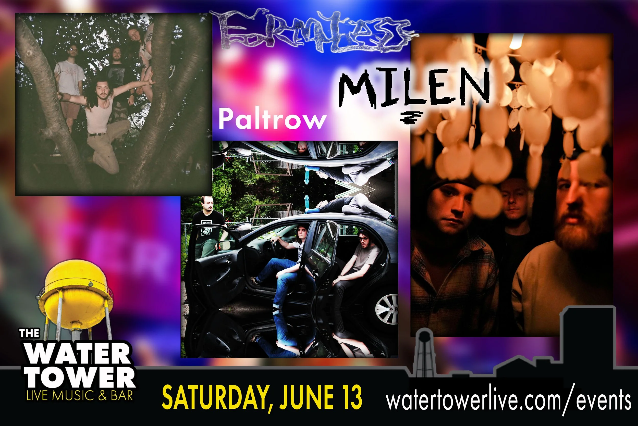 Milen + Paltrow + Formless at The WaterTower 