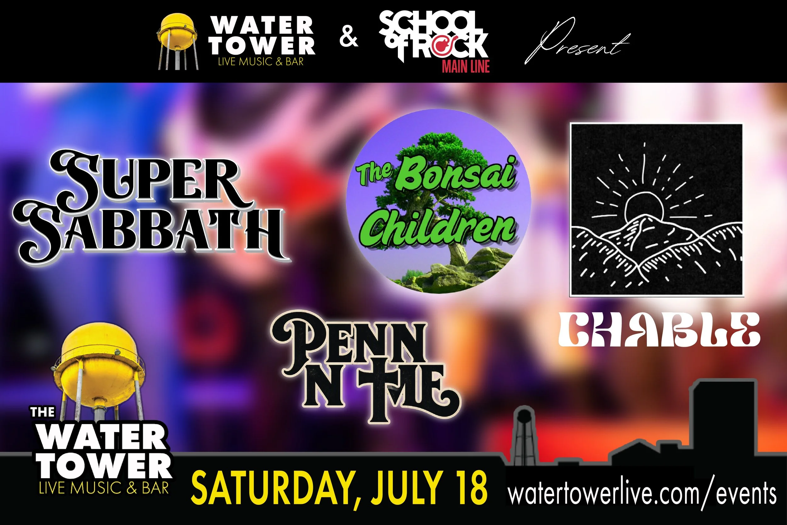 A Showcase of Local Talent&nbsp;featuring: Bonsai Children, Chable, PenNname, and Super Sabbath