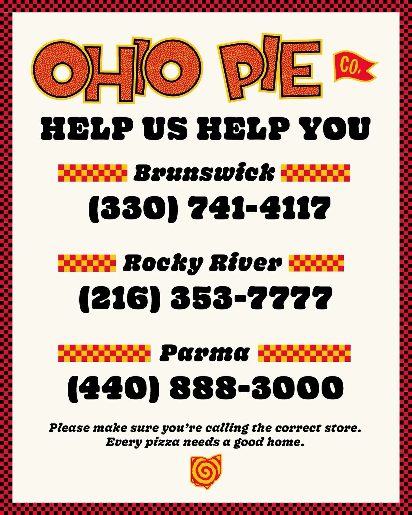 New stores, new phone numbers, new problems I guess. V.2 with the correct numbers this time since that&rsquo;s likely important.

We&rsquo;ve had a lot of orders accidentally placed at the wrong store recently (we&rsquo;ll blame the Parma store openi