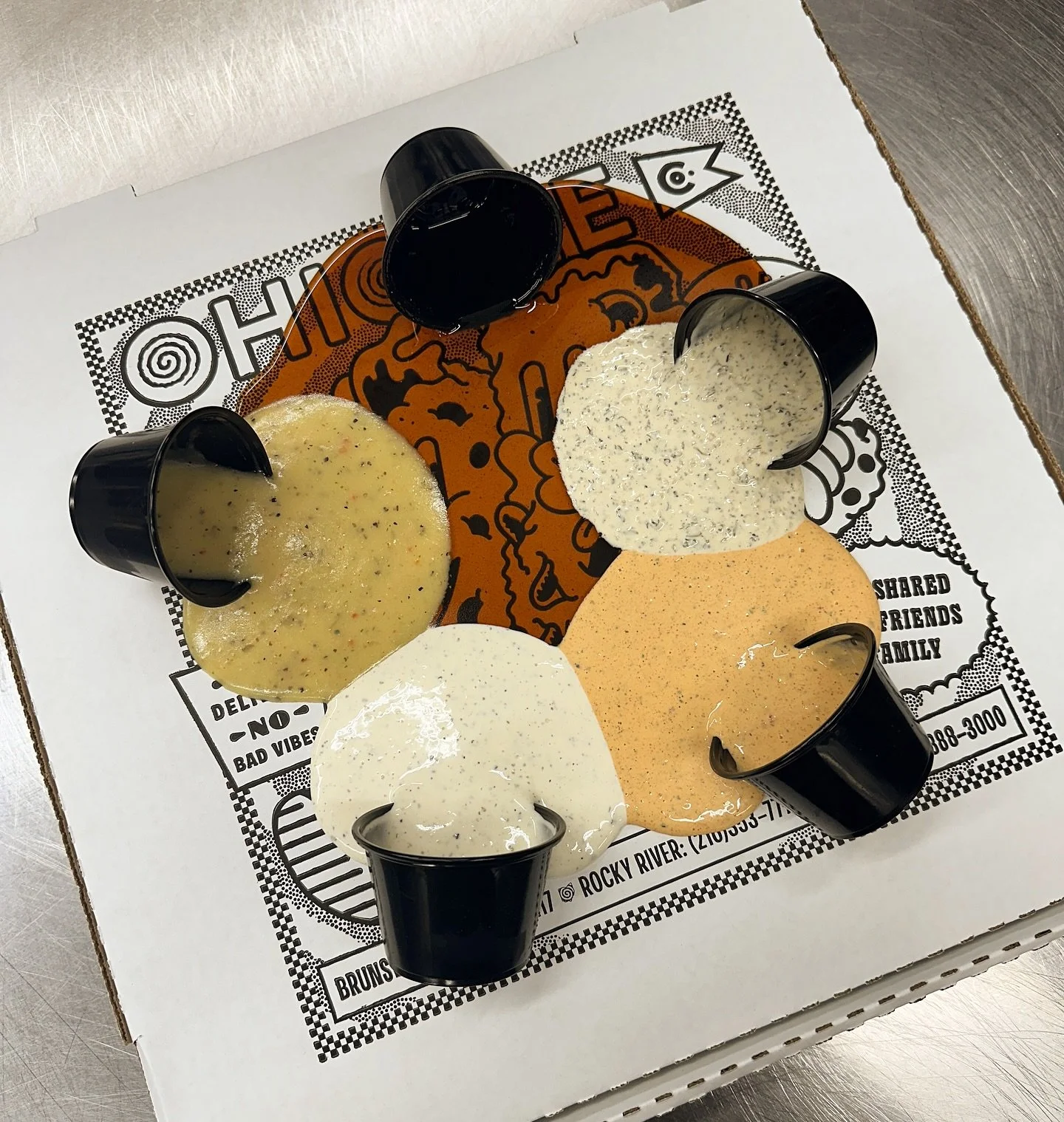 Have you tried all of the Dips, Drizzles, and Dressings yet??? If so, what&rsquo;s your favorite???

All five are designed to work well if you want to dip your pie, drizzle on your pie, or use them as dressing on our salads. 

House Ranch (available 