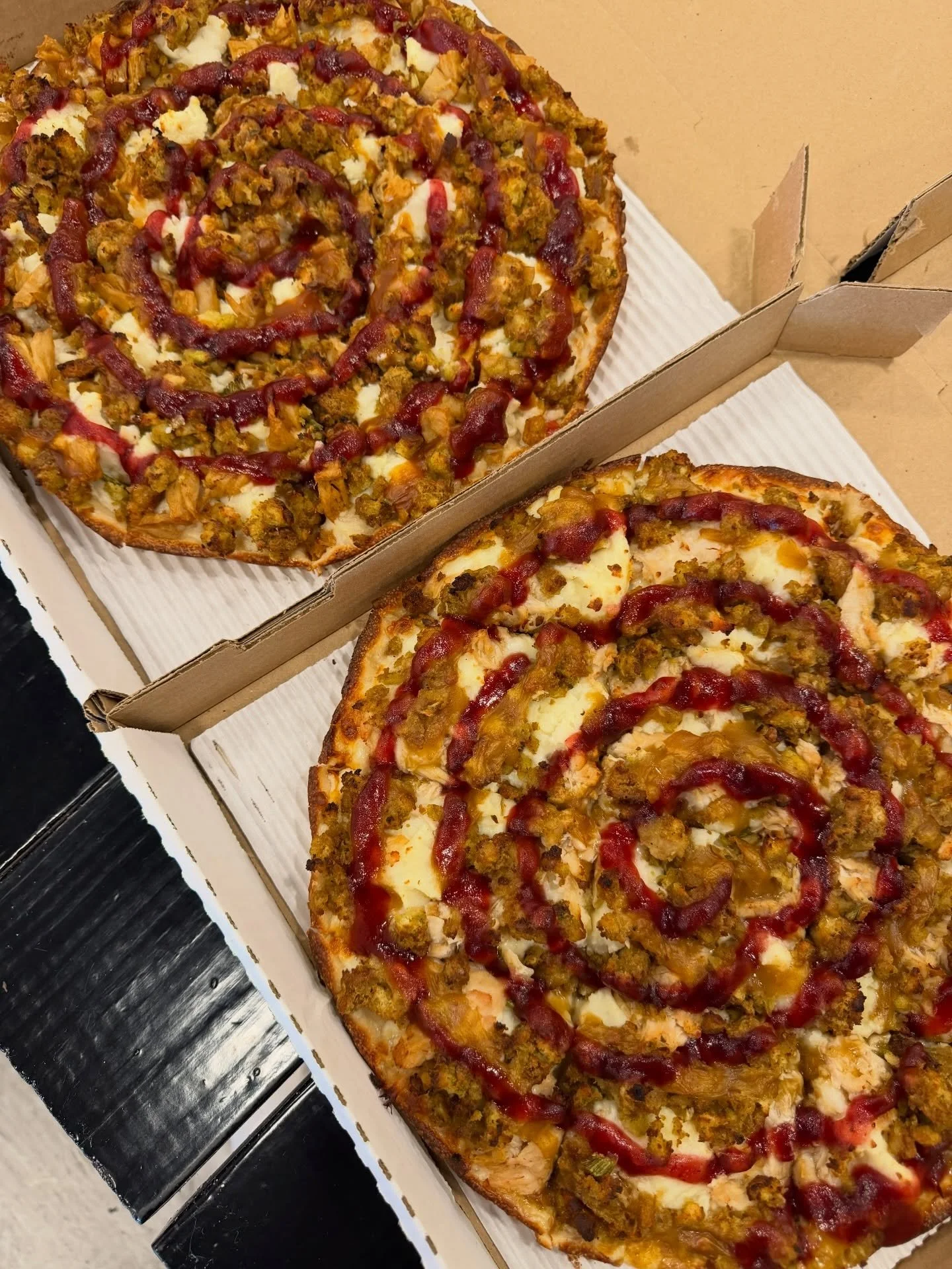 IMPORTANT THANKSGIVING STUFF:

The day before Thanksgiving is one of the busiest days of the year.  No pre-orders for set times to keep things running smooth, but if you want to avoid the rush and have your food exactly when you want it - order your 