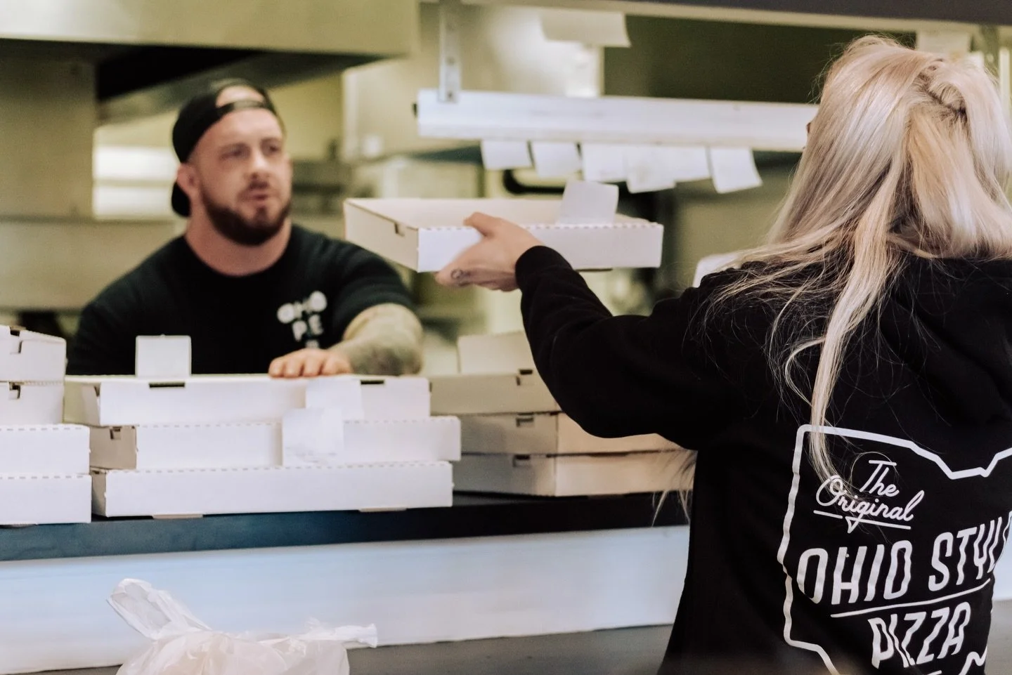 Super Bowl pro tips:

Order your pie(s) early in the day lite baked and uncut.  You can avoid the rush and finish them at home for exactly the time you want them ready.

If you like the action of the rush - the closer to 6:00 you want your pizza gene