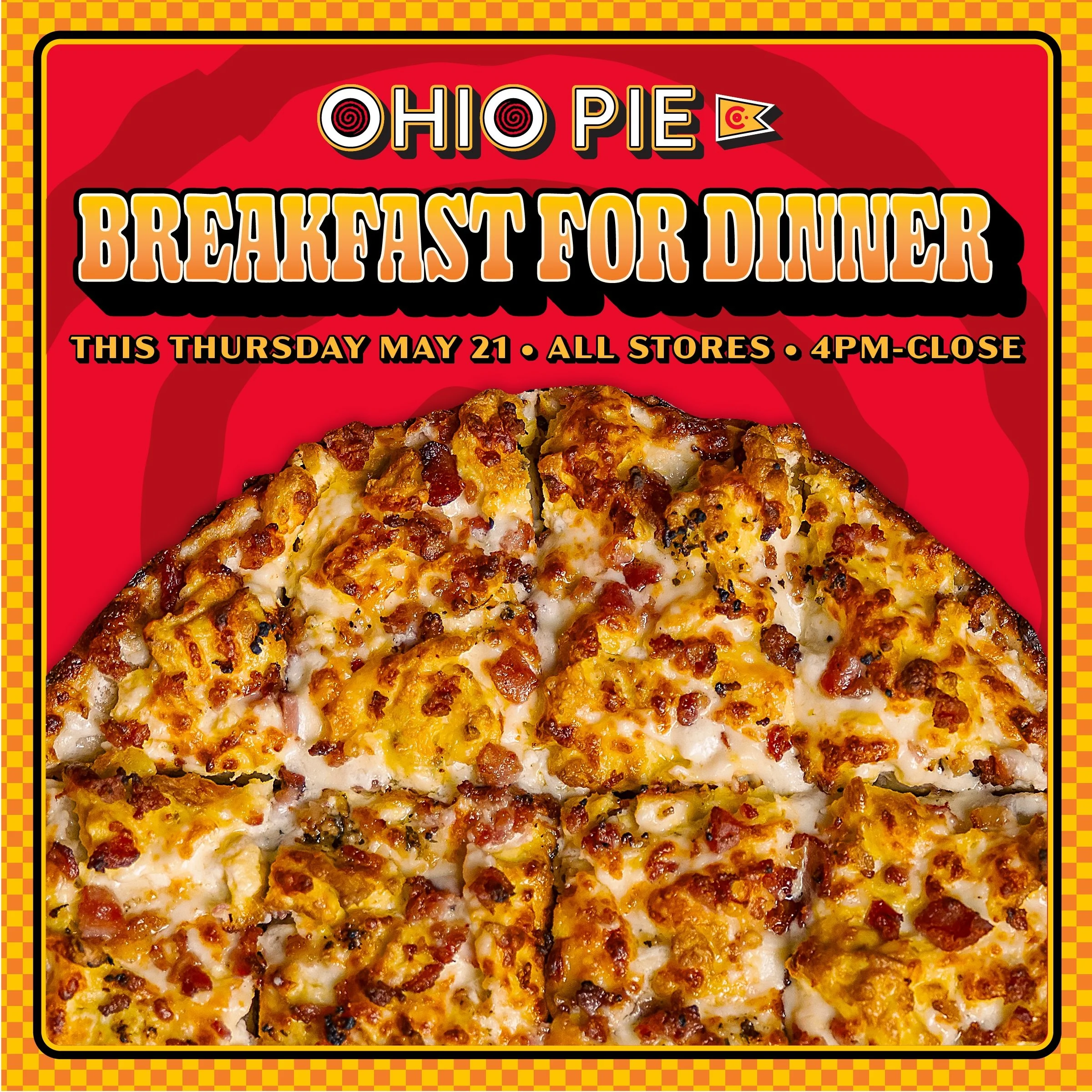 Third Thursday of the month is coming right up and that means BREAKFAST FOR DINNER!  I will personally be eating a Sausage &amp; Peppers Brunch Pie - that&rsquo;s the elite choice currently (can&rsquo;t fault anyone for sticking with any of the other