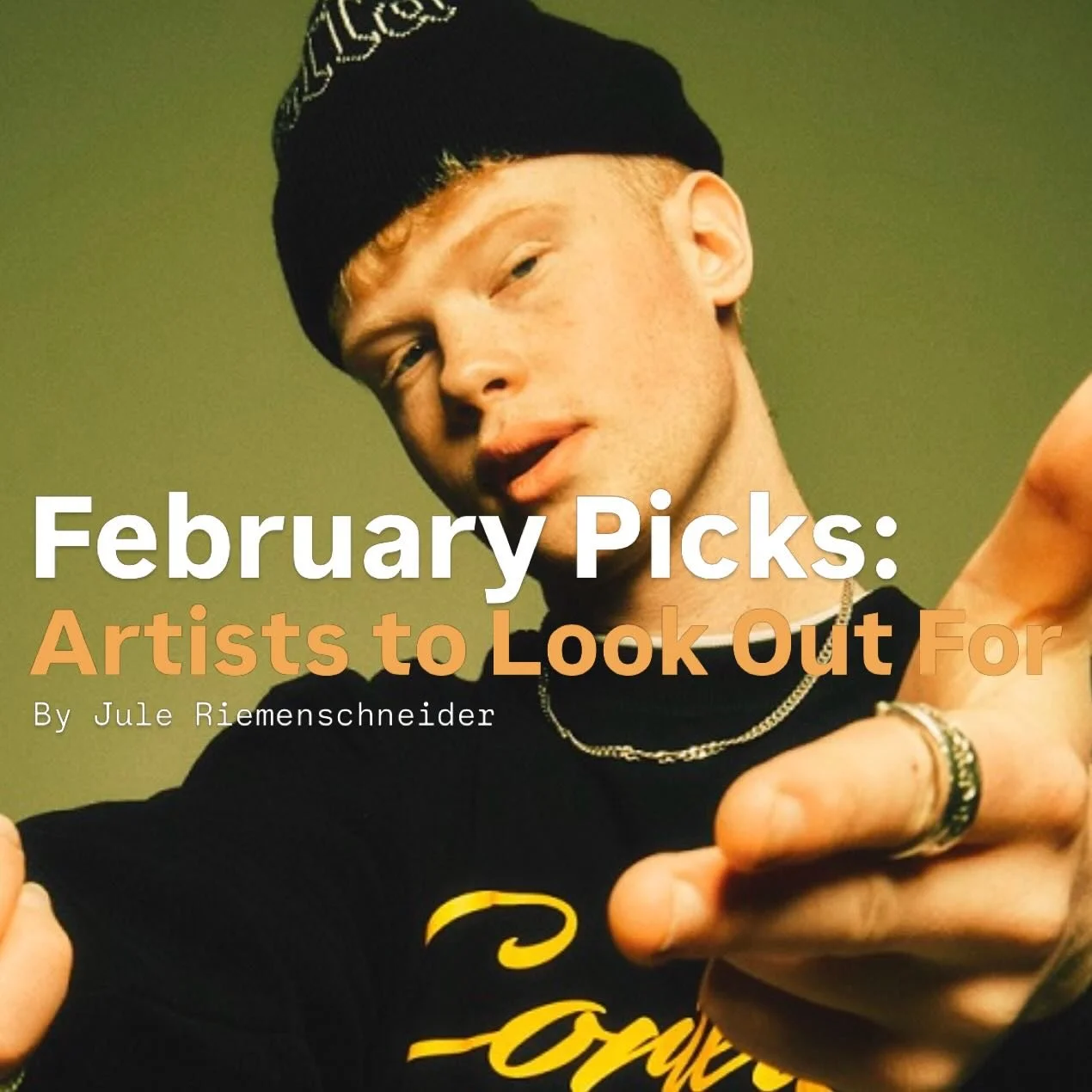 My February Picks feature three incredibly talented singers redefining the different styles of RnB. @finnaskew @ellamai @gerald_wicks are all contributing to the evolvement of the genre and are absolute staples who you won&rsquo;t be able to get enou