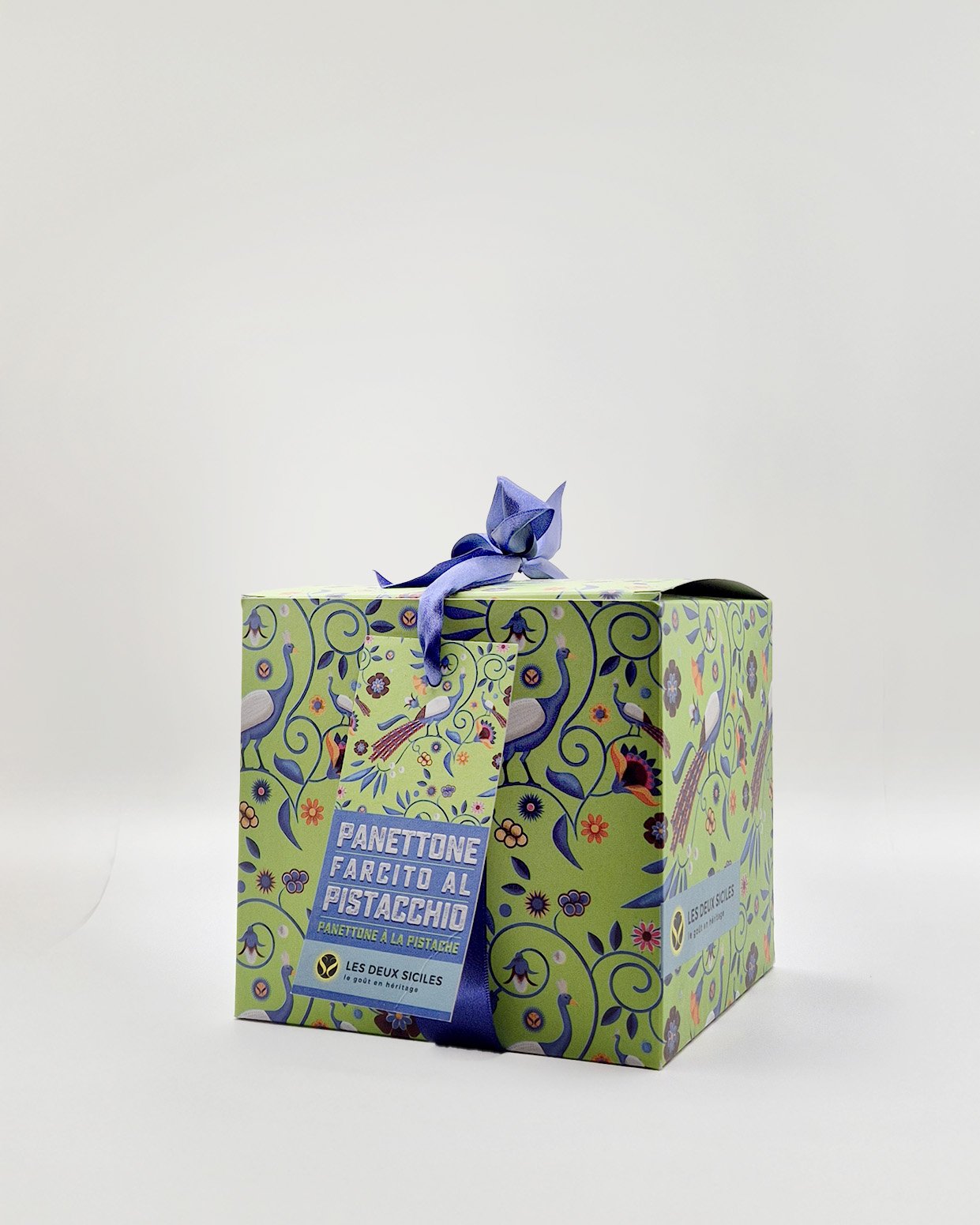 Panettone Artisanal Pistachio Cream and White Chocolate - 500 gr