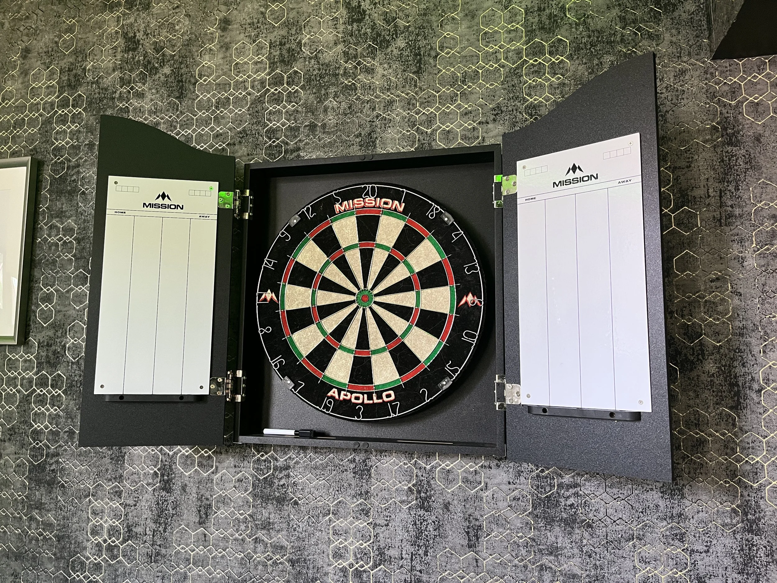 Dart board at The Irishman Pub Hamburg