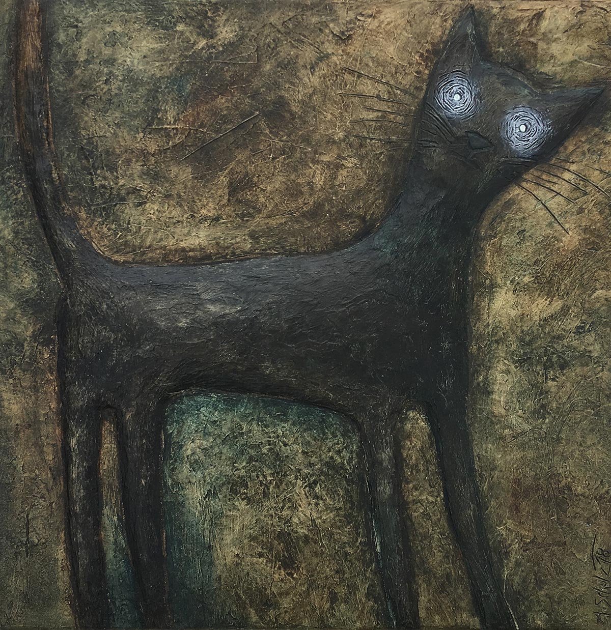 © Alena Schulz - The black cat