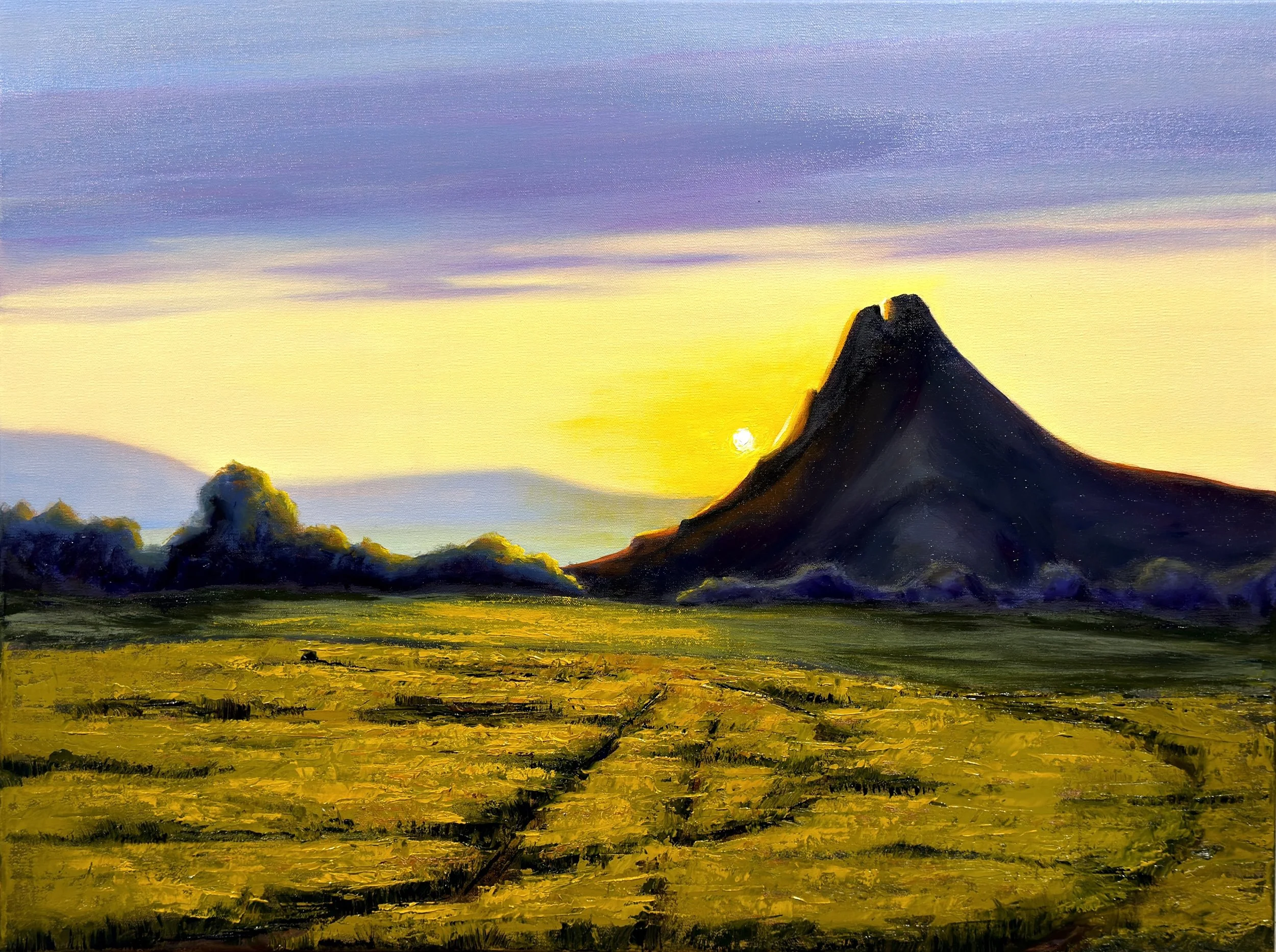 "Sentinel of the Valley", Ontario, OR, 18x24" Oil on Linen Canvas