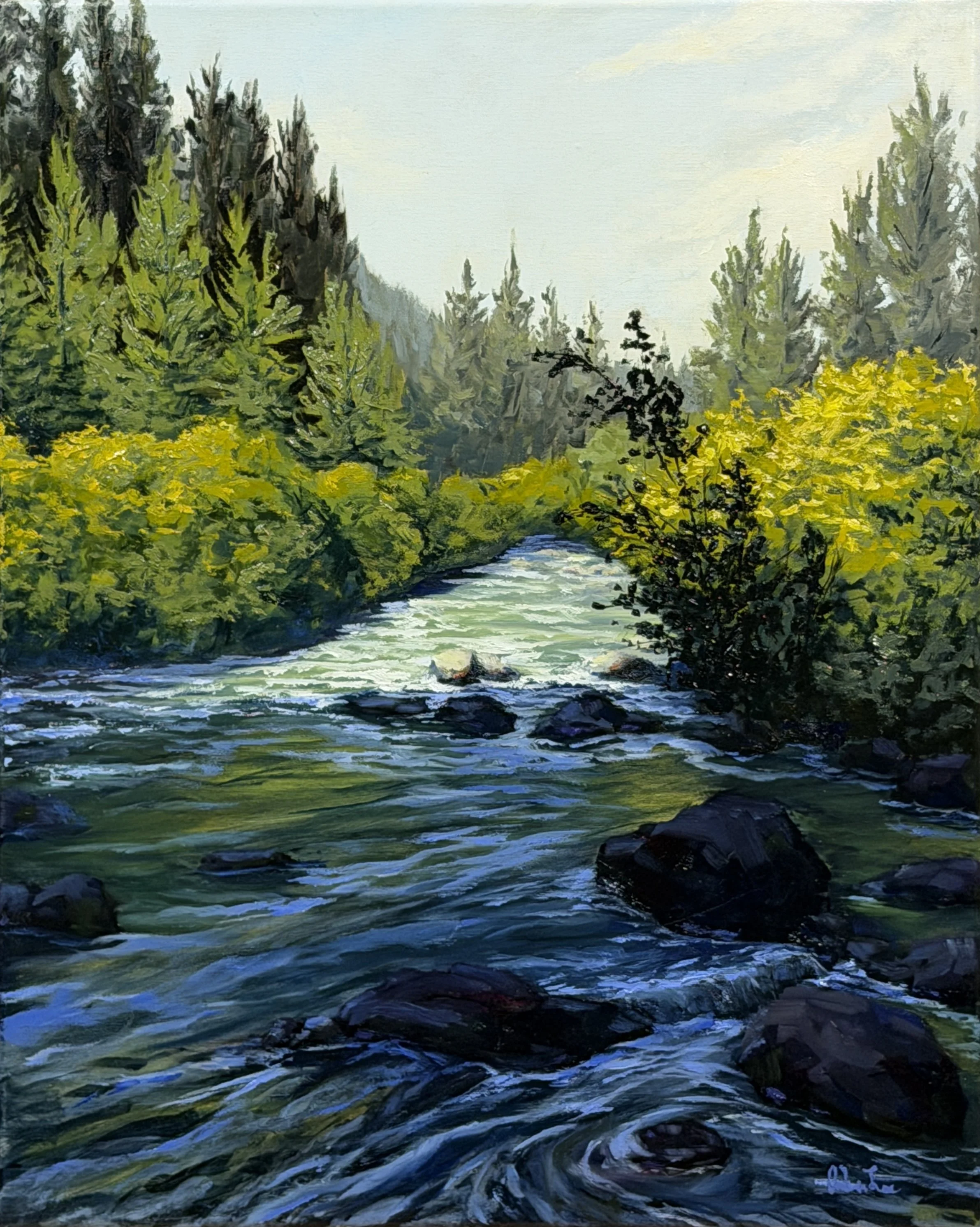 "Creekside Afternoon"