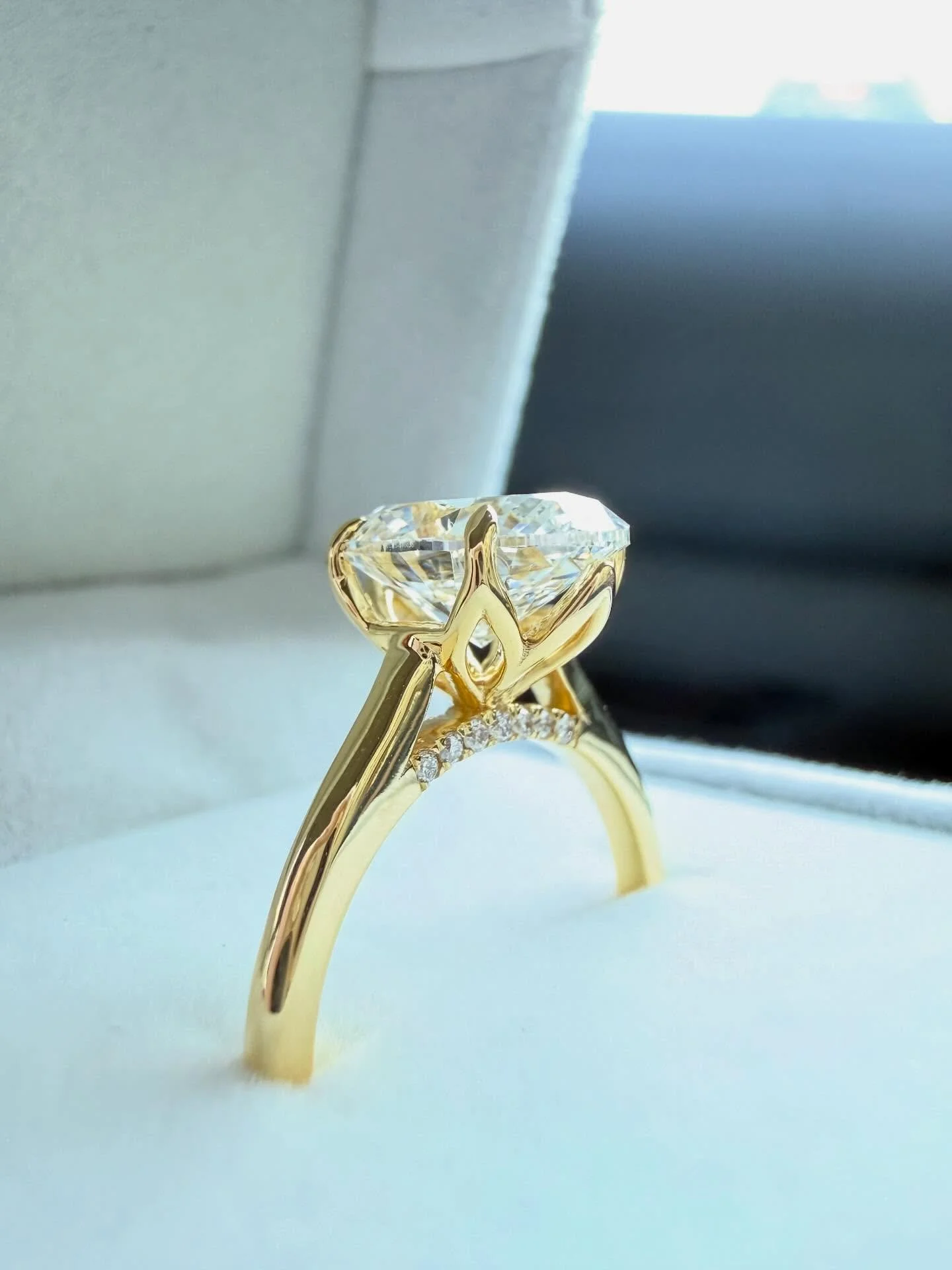 Custom-designed. Priced like it should be. ✨ 

Sent to a sweet couple in Kansas! 

If you&rsquo;re ready to save &amp; create the ring of your dreams, DM us today for a free quote or fill out the link in our bio💖