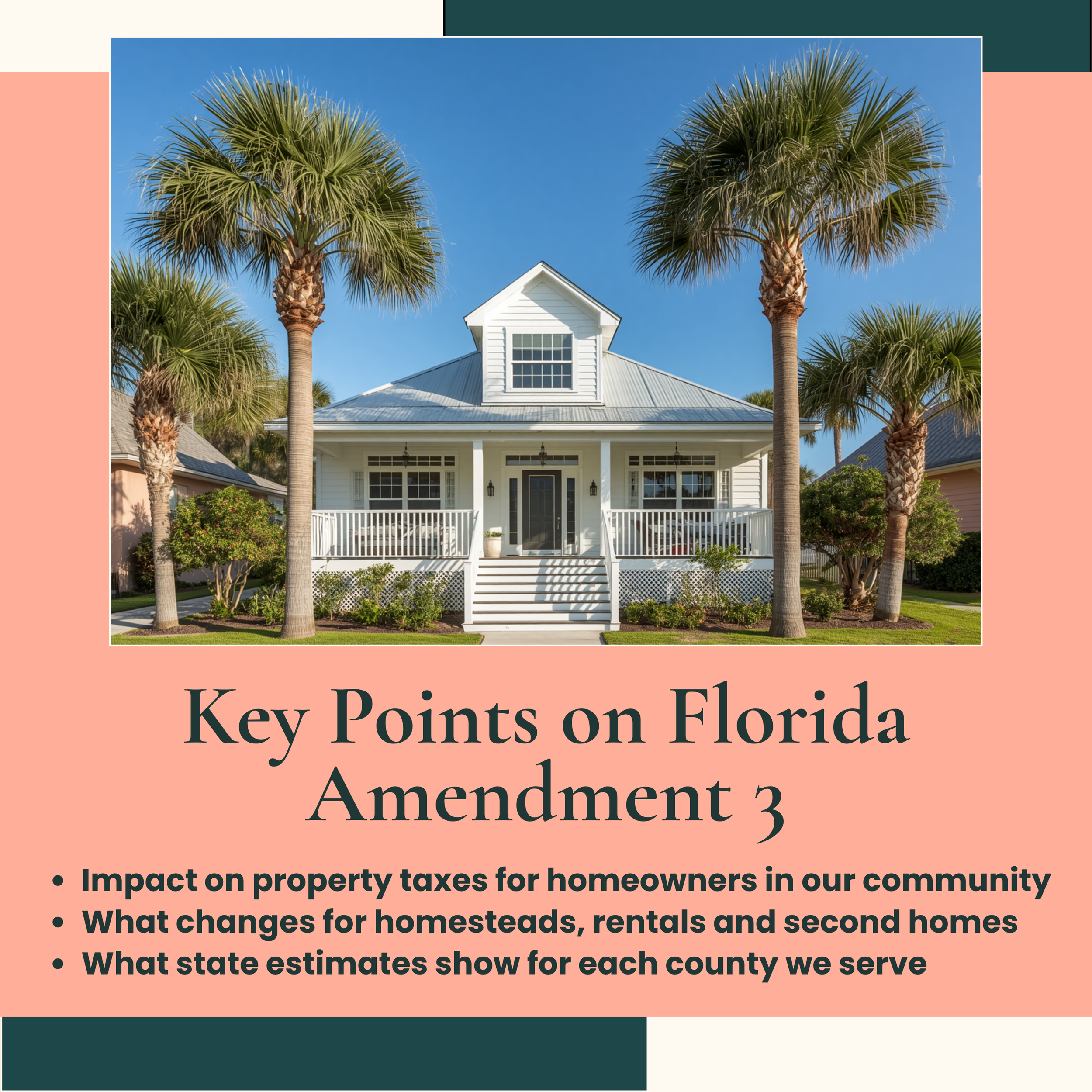 Florida Amendment 3 Explained: What the 2026 Property Tax Vote Means for Northwest Florida Homeowners