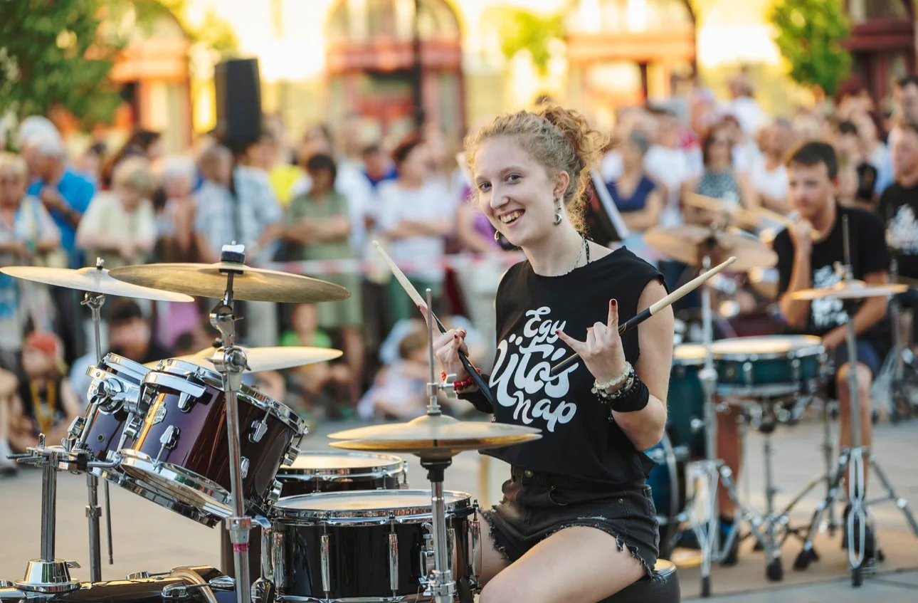 Hungary National Drum Day Festival. Eger, Hungary. 2025. (Photo by Kata Sasvari)