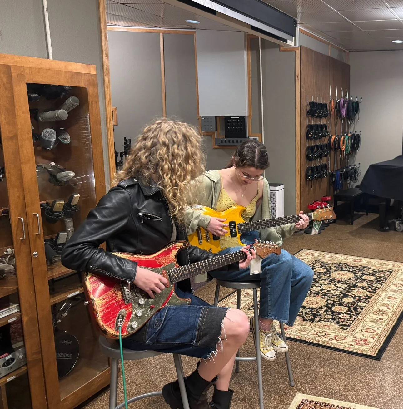 In the studio at Berklee. 2025.