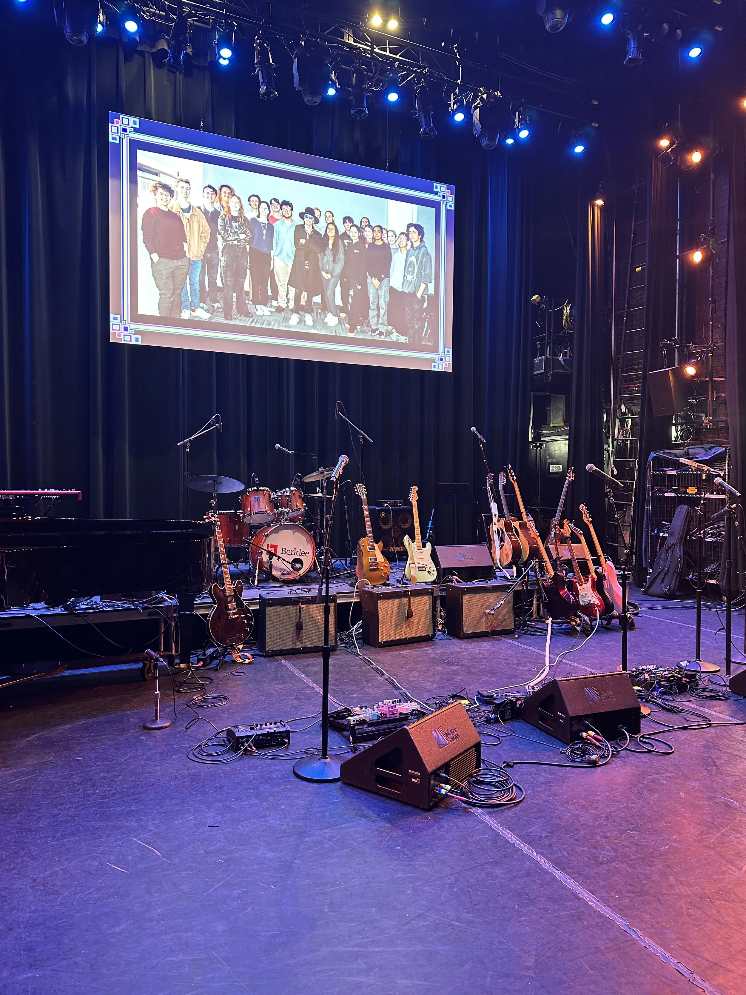 Berklee Performance Center Stage. 2025.