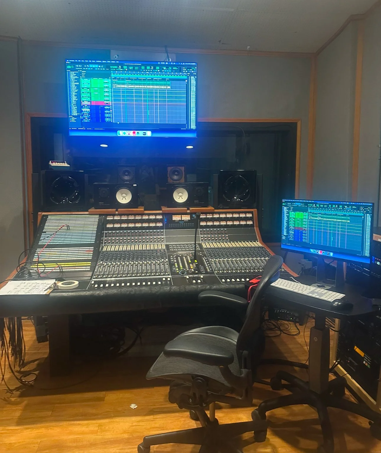 In the studio at Berklee. 2025.
