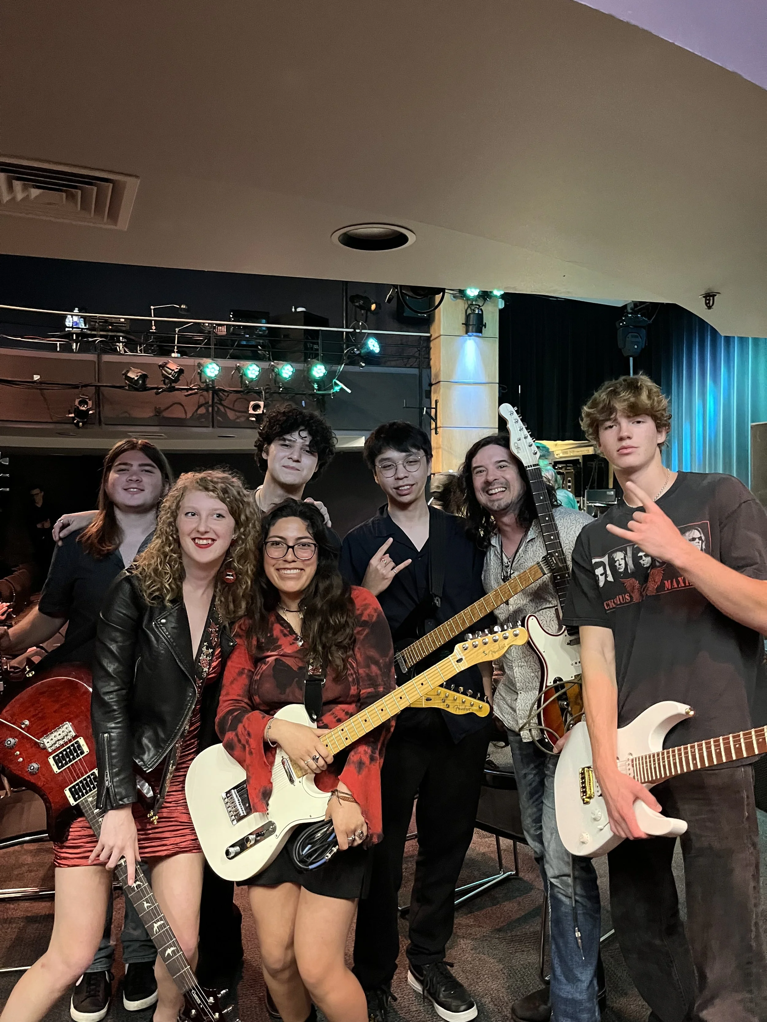 After my guitar ensemble's final performance. 2023.