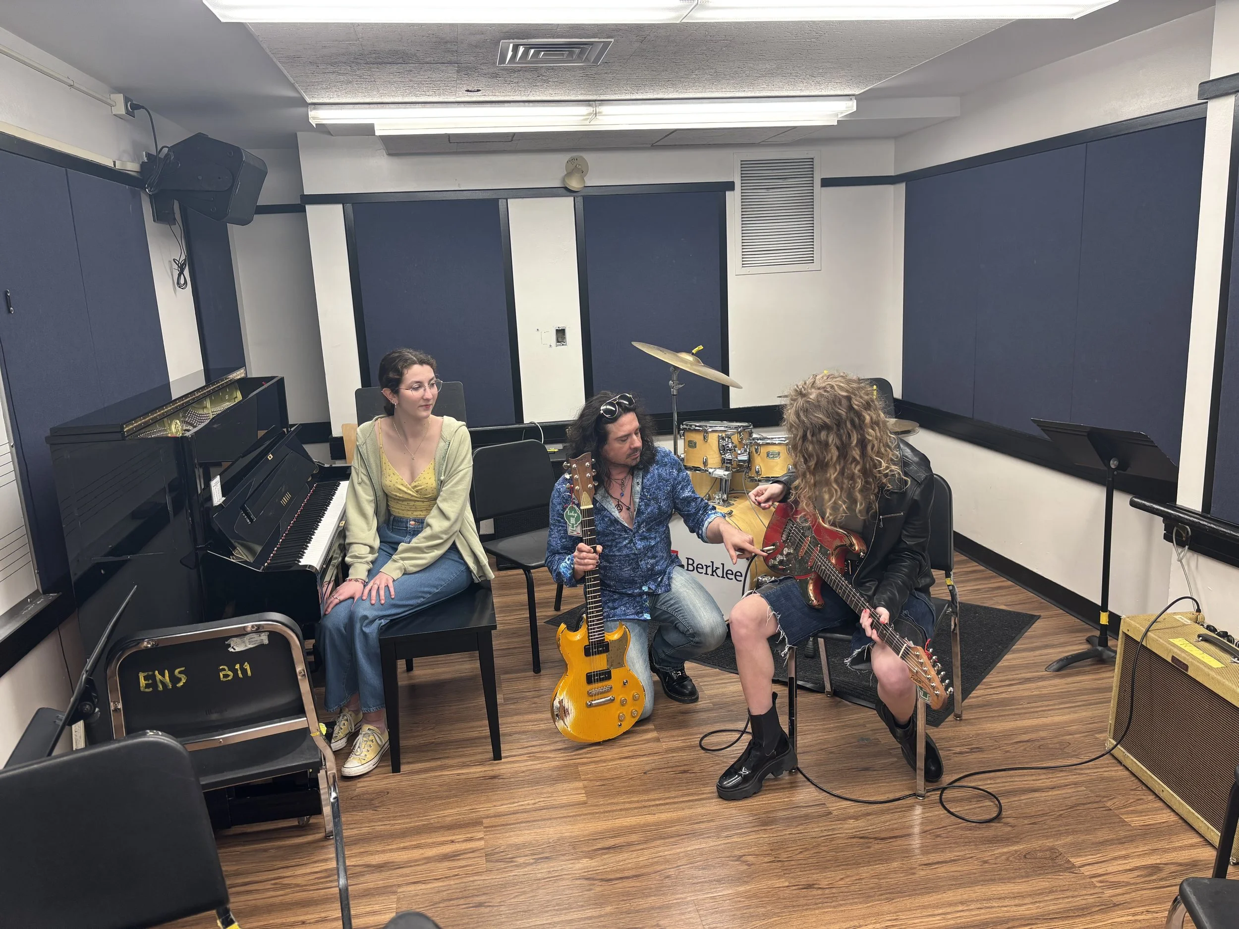 Training at Berklee with professor Scott Tarulli. 2025.