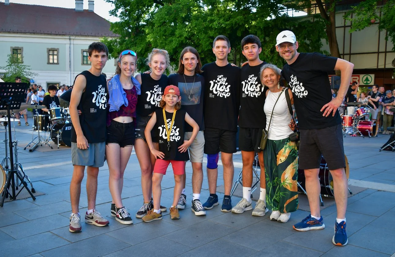 Momentum at Hungary's National Drum Day Festival. Eger, Hungary. 2025. (Photo by Kata Sasvari)