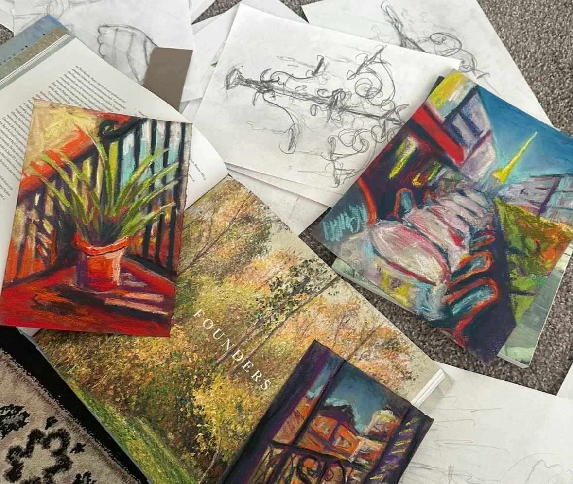 Recent sketches and studio views