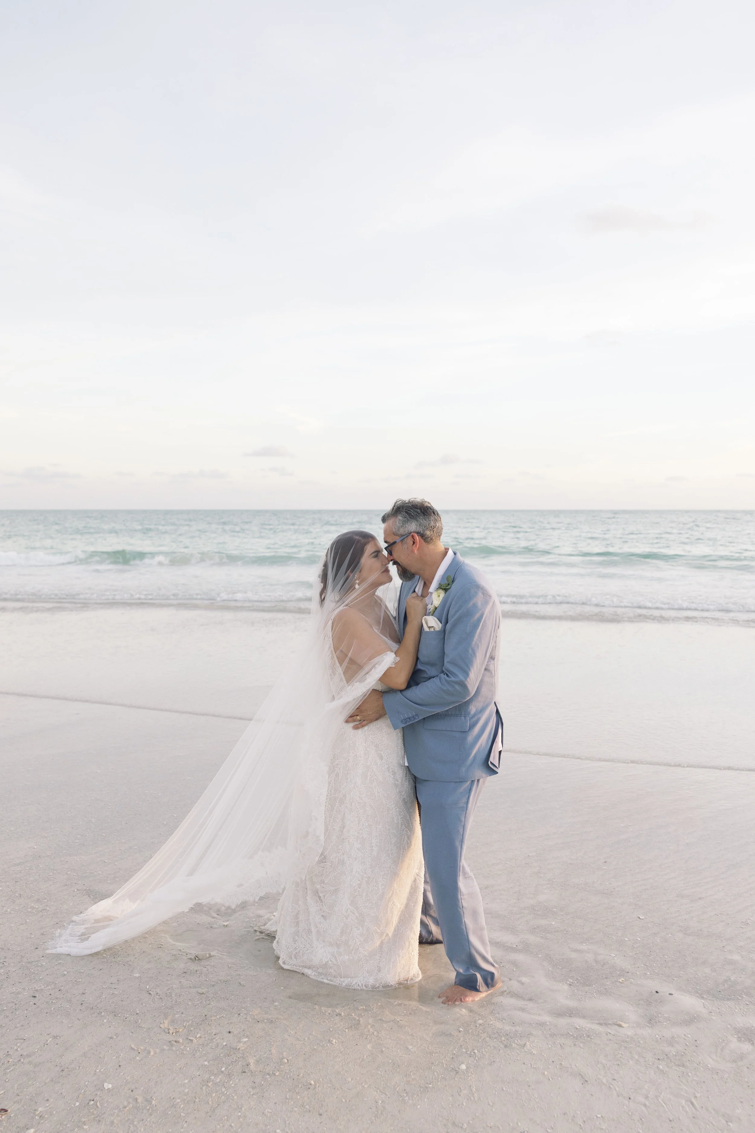 Grand Pavilion Sandbar wedding sunset Gulf of Mexico
