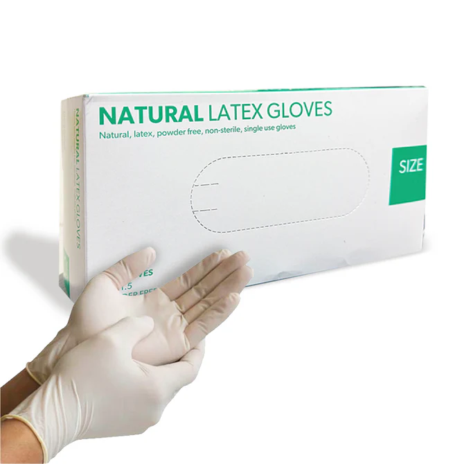 Natural Powder Free Latex Gloves- Pack of 100.jpg