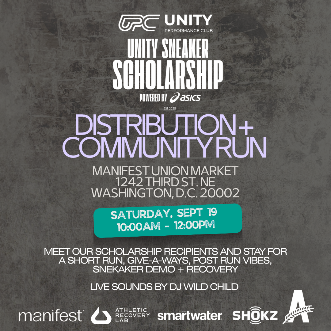 UNITY Sneaker Scholarship Distribution Event + Community Run