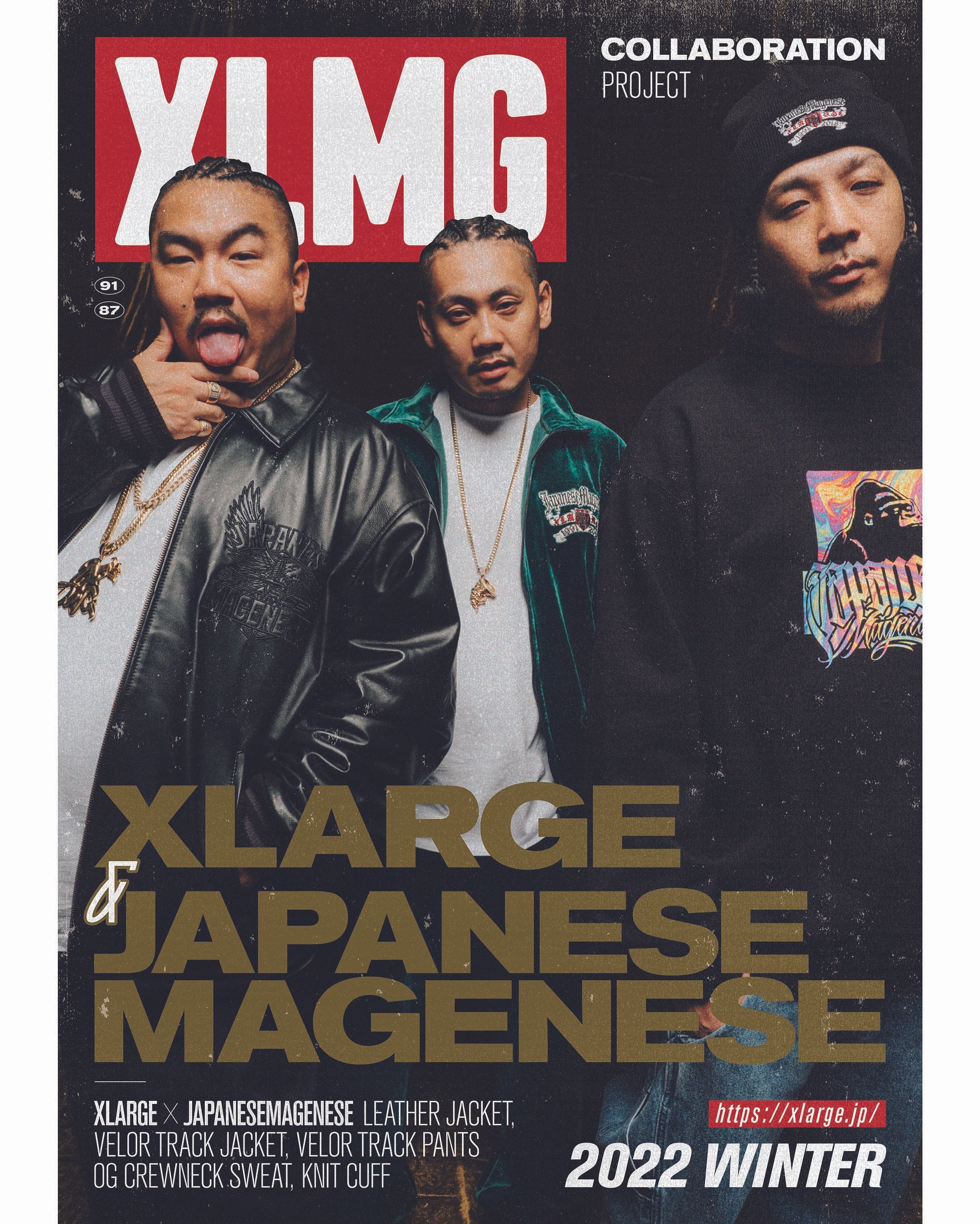  XLARGE®︎ × JAPANESE MAGENESE