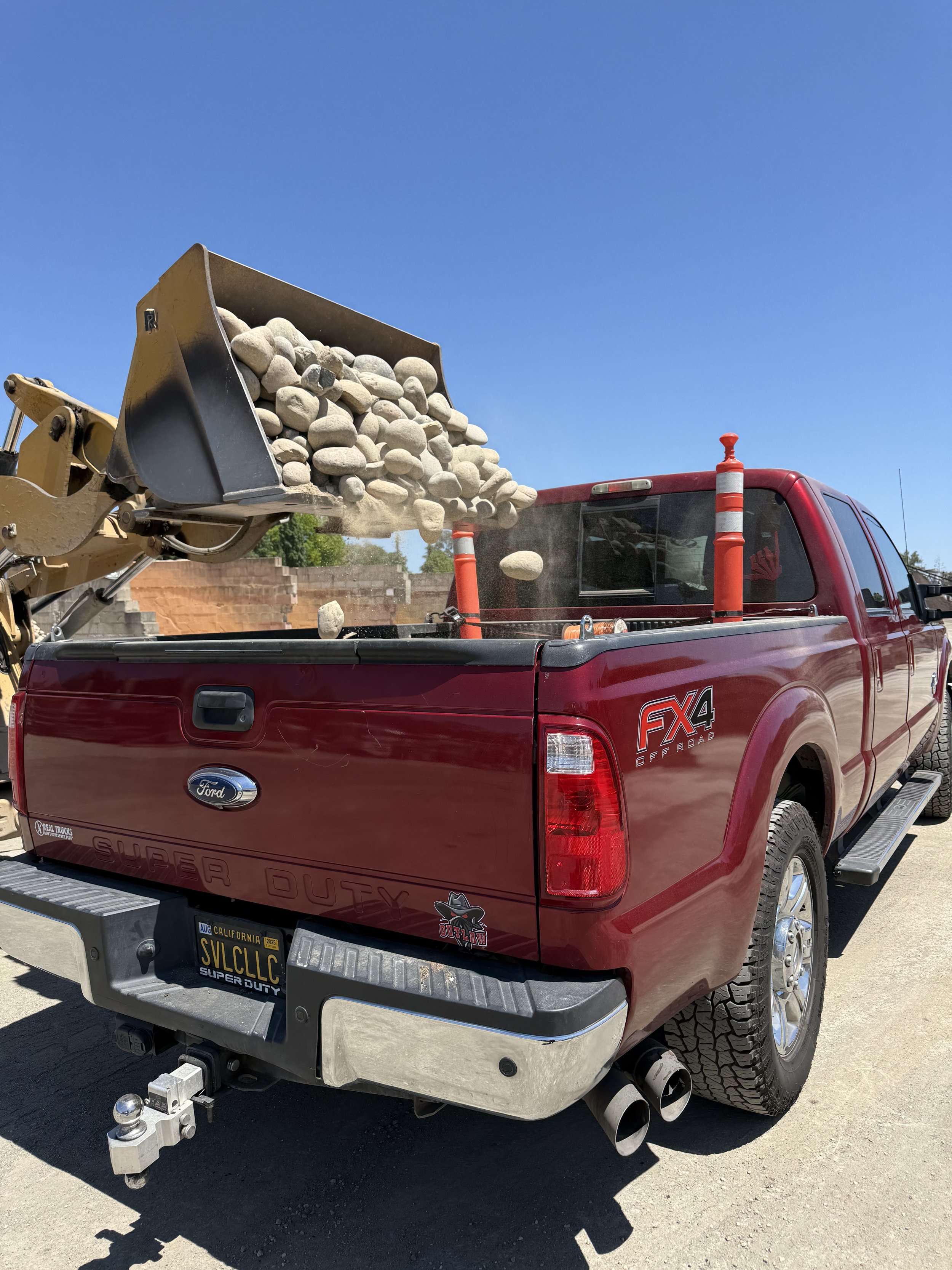 rock paver pick up from Sonoma Materials