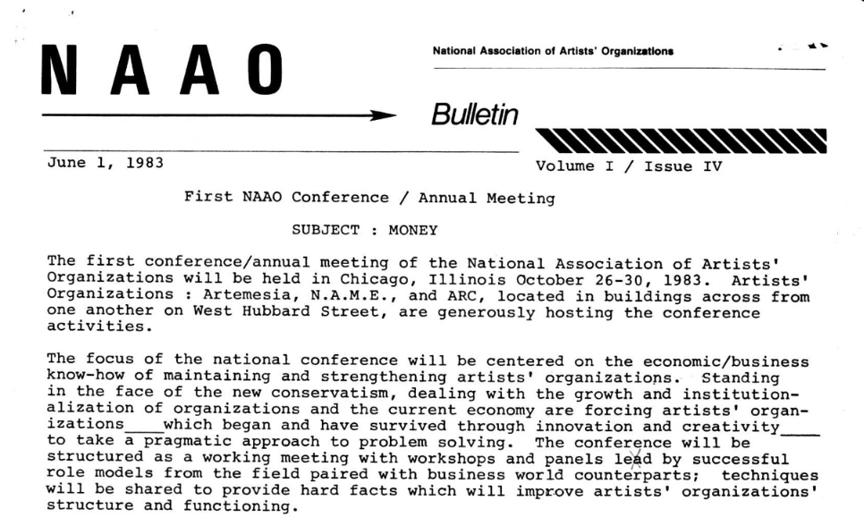 NAAO Bulletin Volume I Issue IV – June 1, 1983