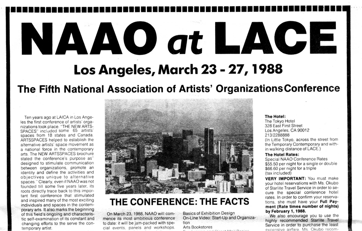 NAAO Flash / Bulletin – December 1987