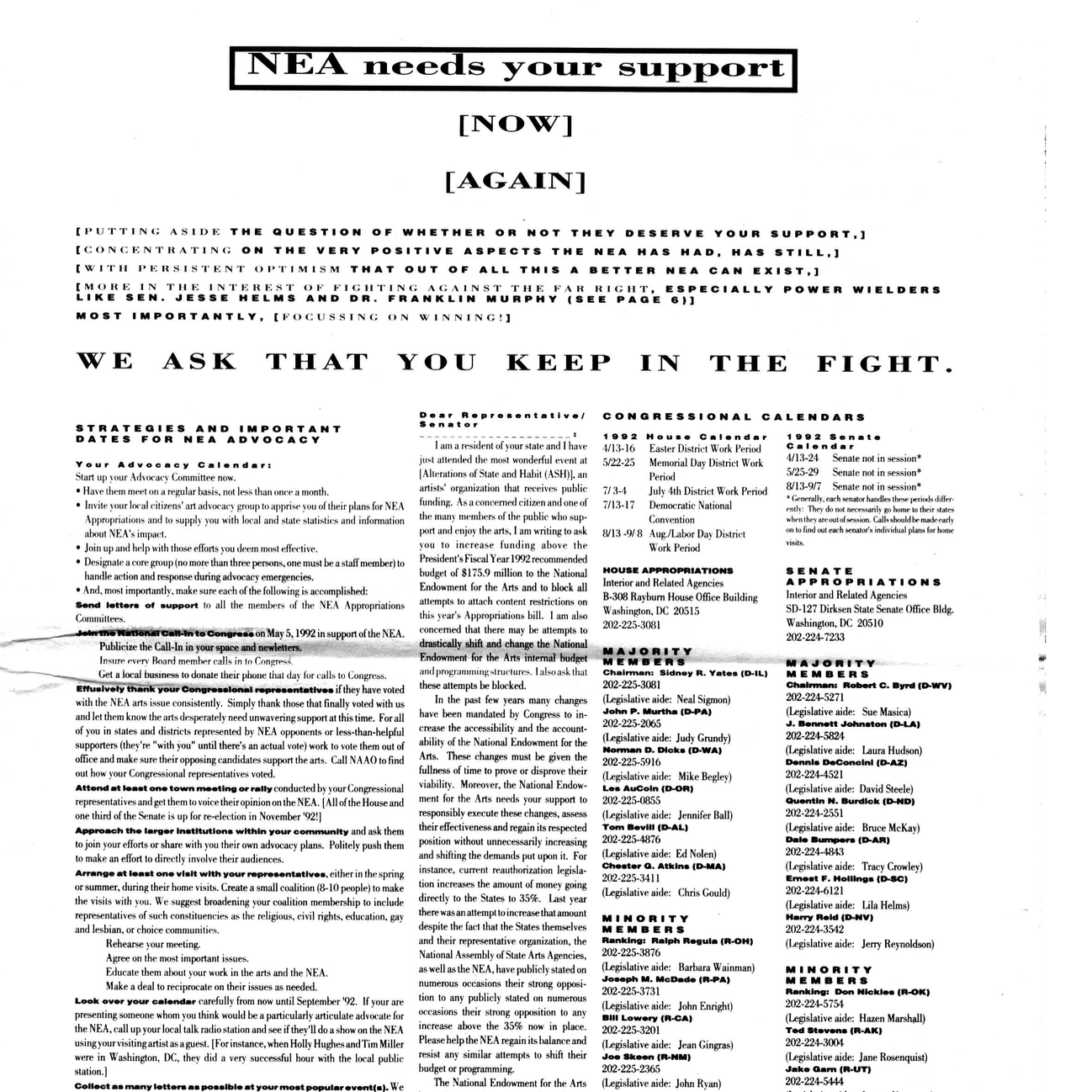 NAAO Bulletin – April/May 1992