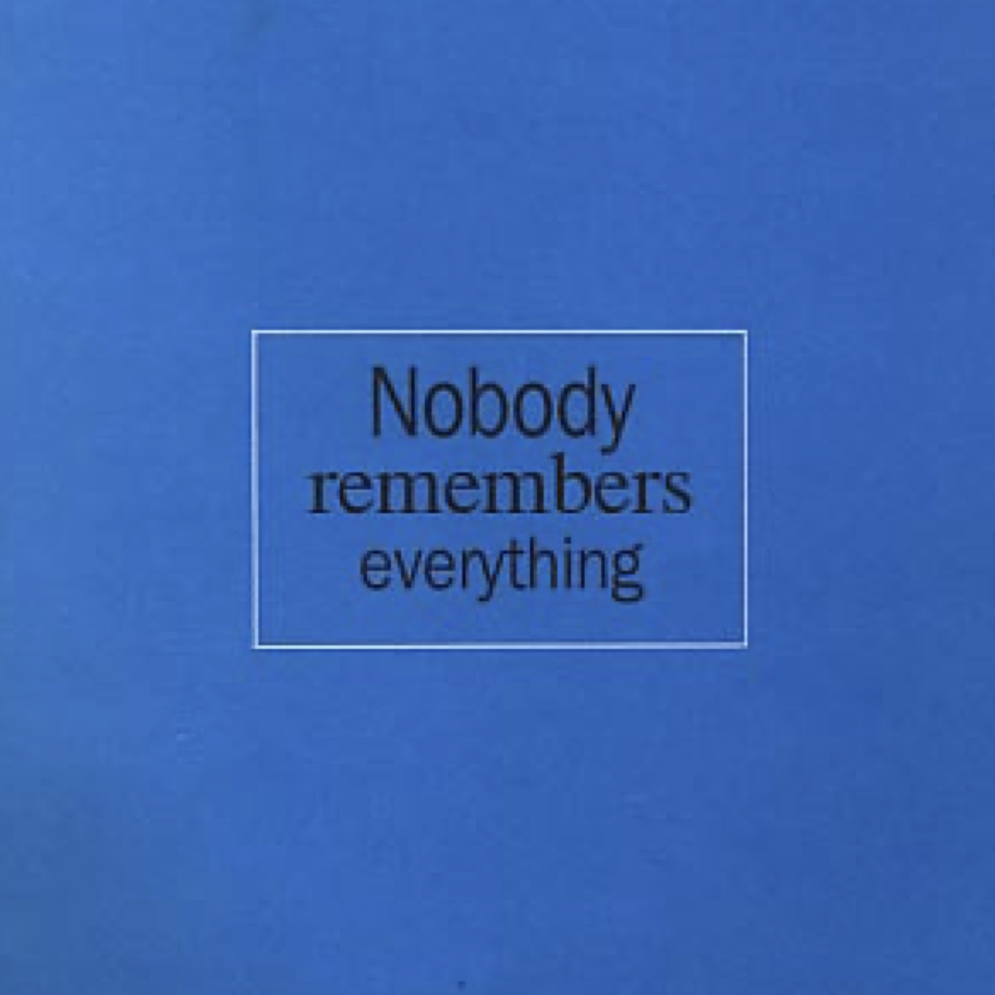 Nobody Remembers Everything: TIMETABLE PROJECT