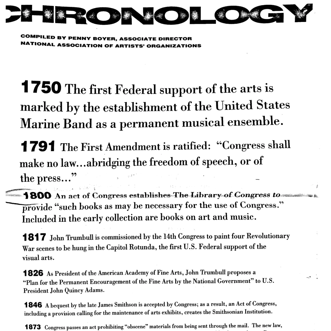 NAAO Bulletin (NAAO Chronology) – August-September 1992