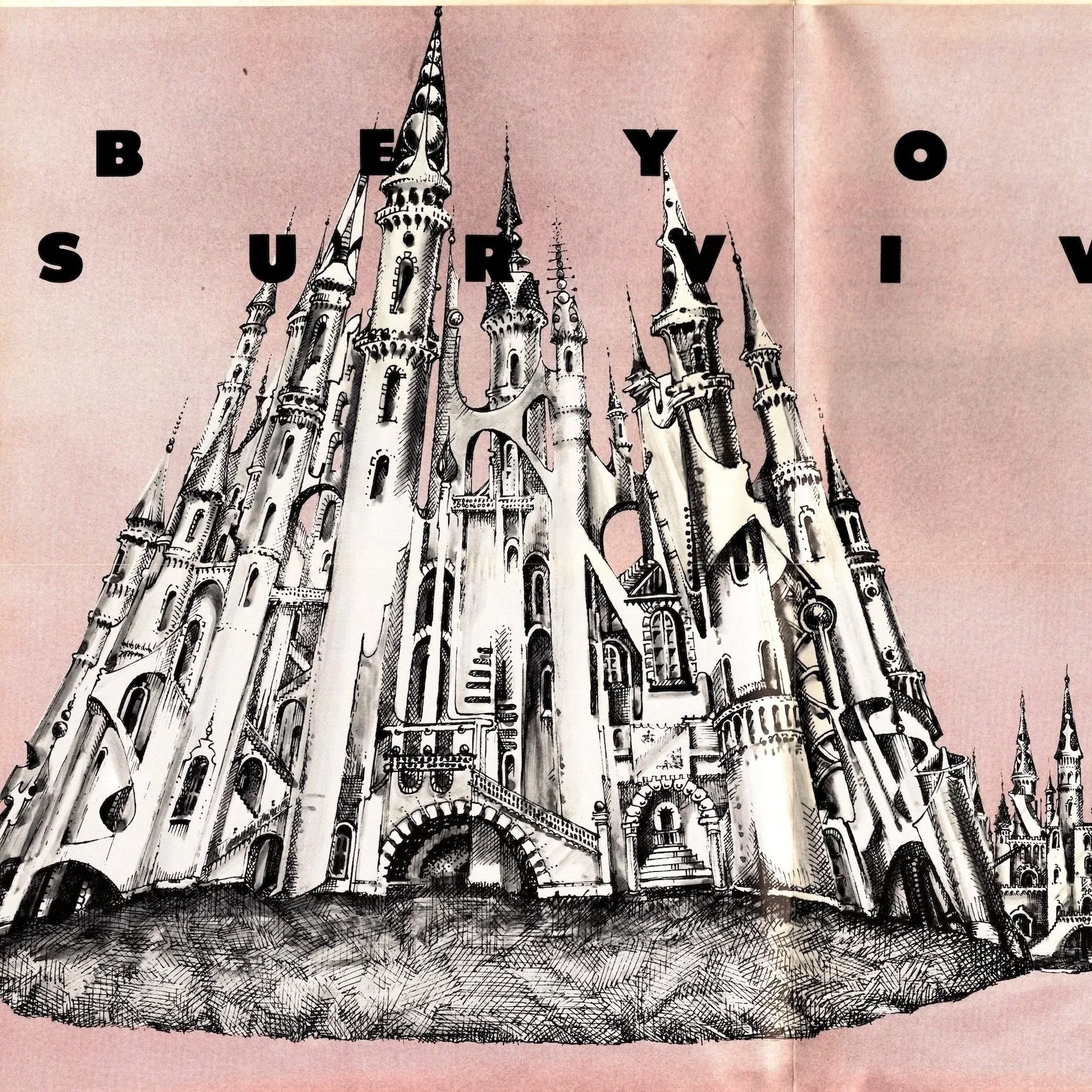 New Artspaces II: Beyond Survival, New Orleans, LA, 1981: Brochure mailer