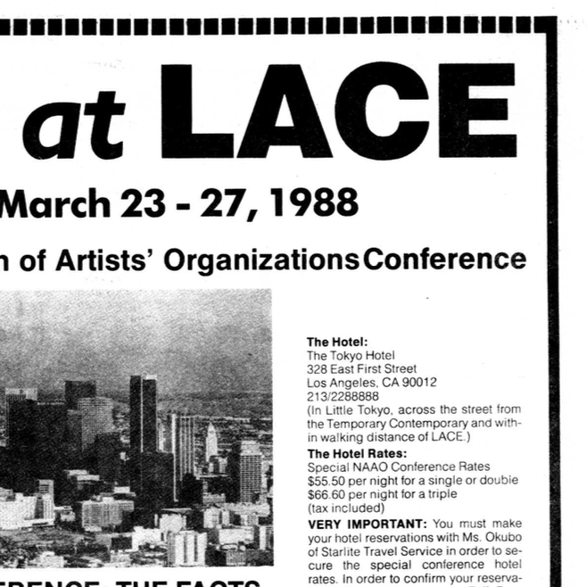 NAAO Flash / Bulletin – December 1987