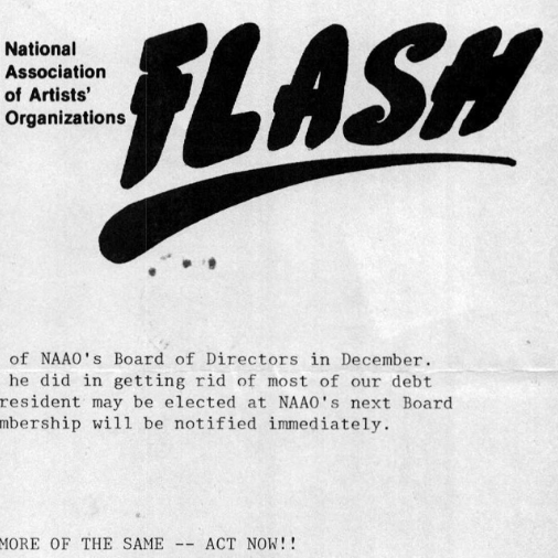 NAAO Flash – January 1986