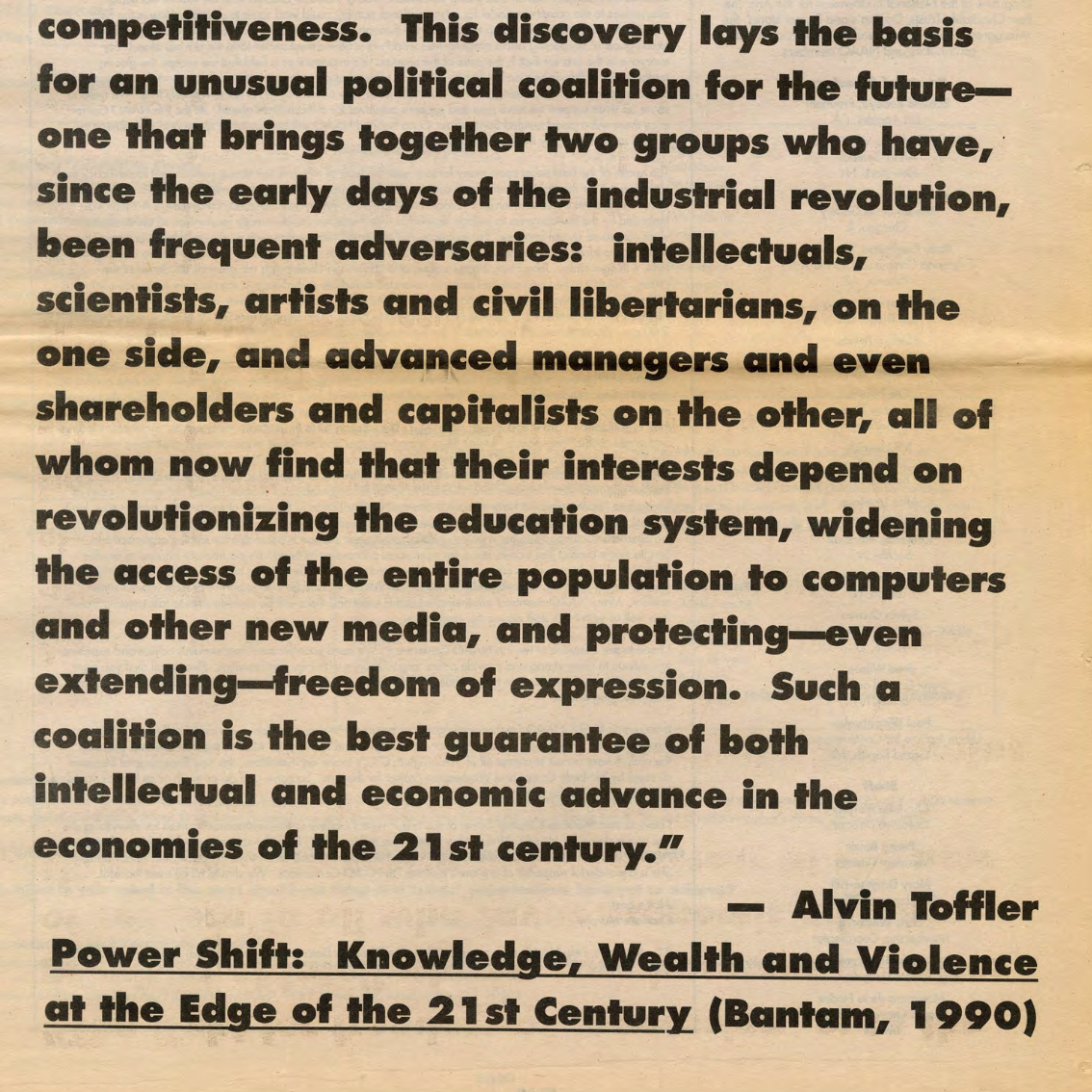 NAAO Bulletin – March&nbsp;1991