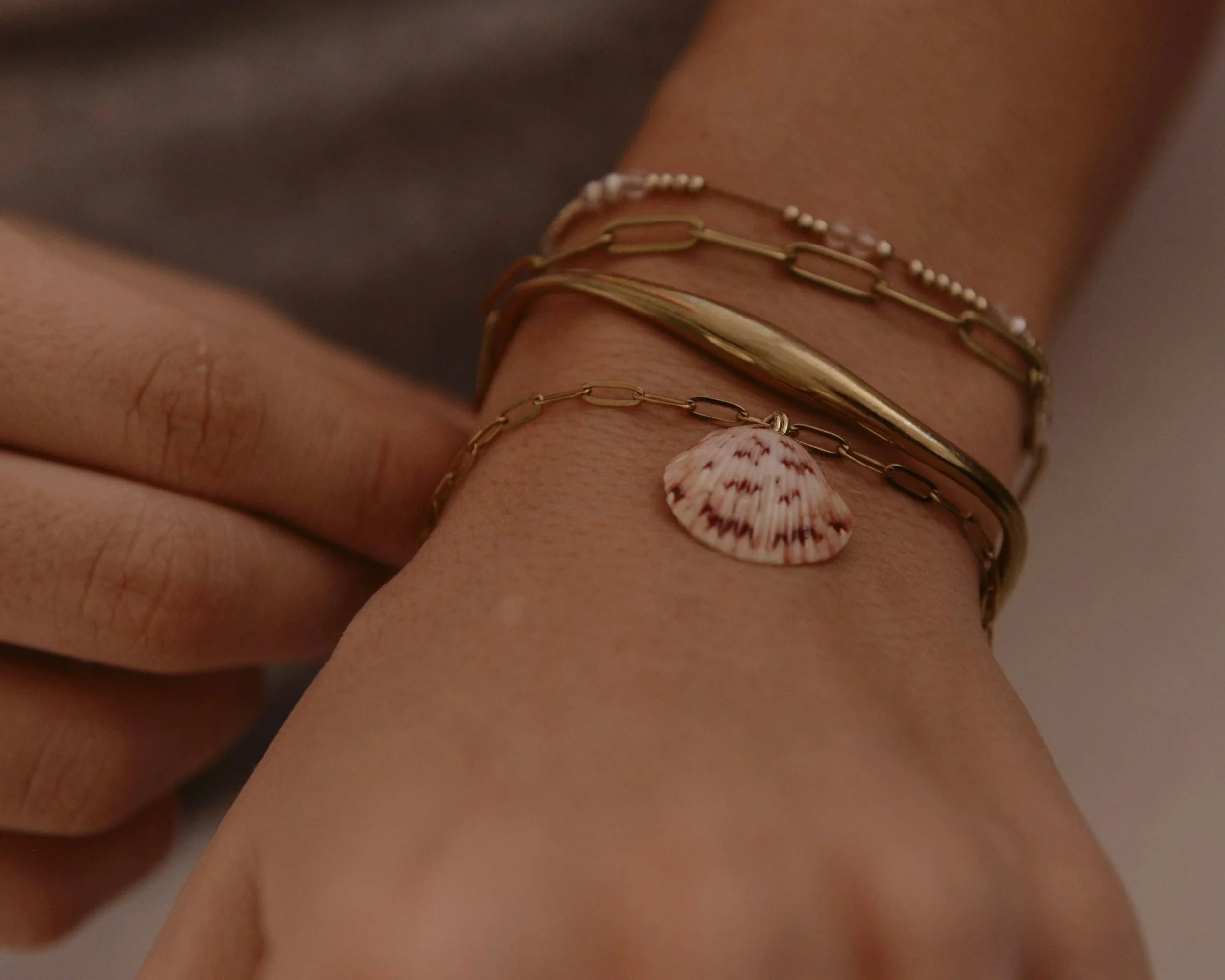 Captiva Paperclip Bracelet