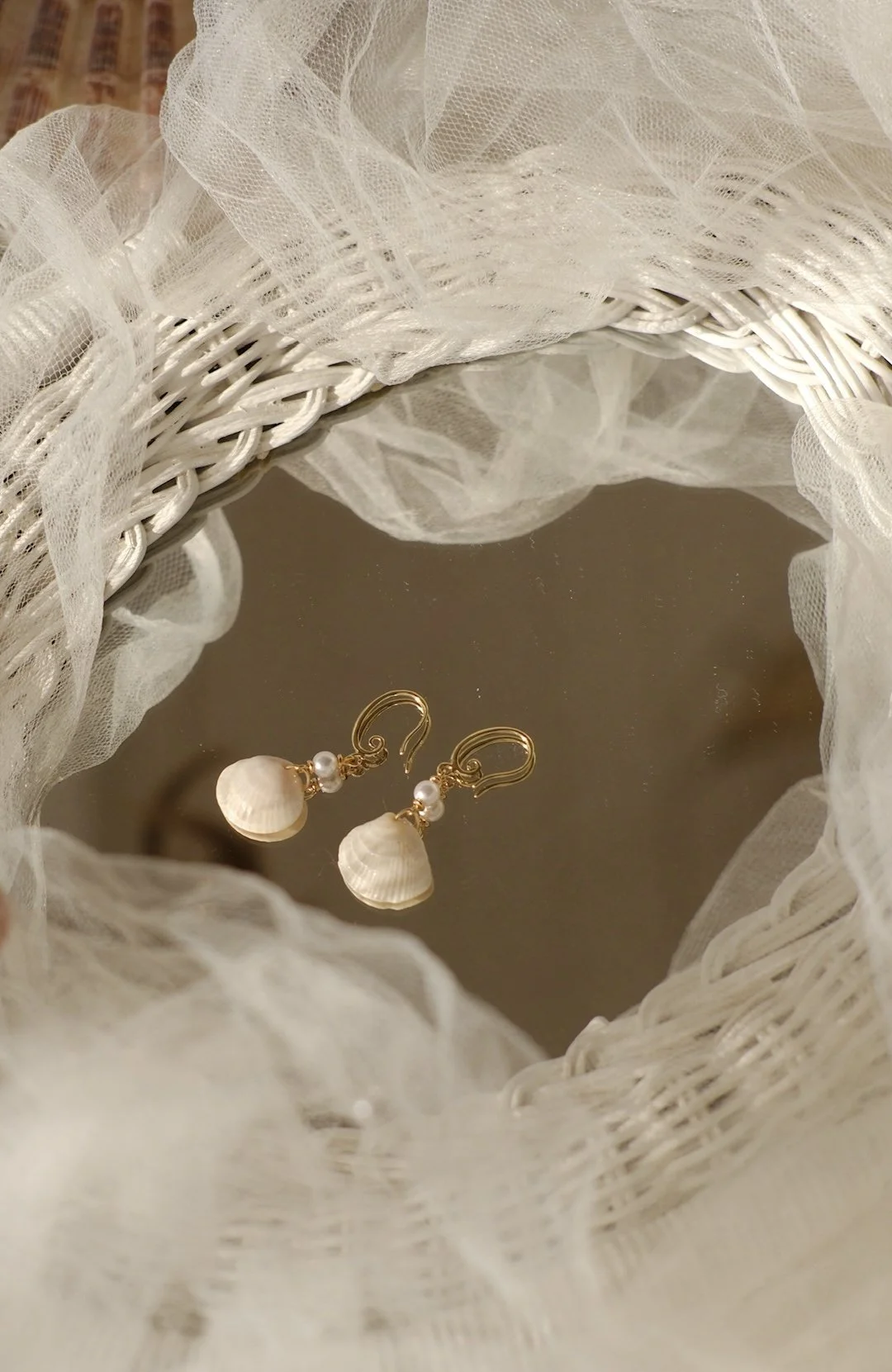 Cape May Clam Earrings