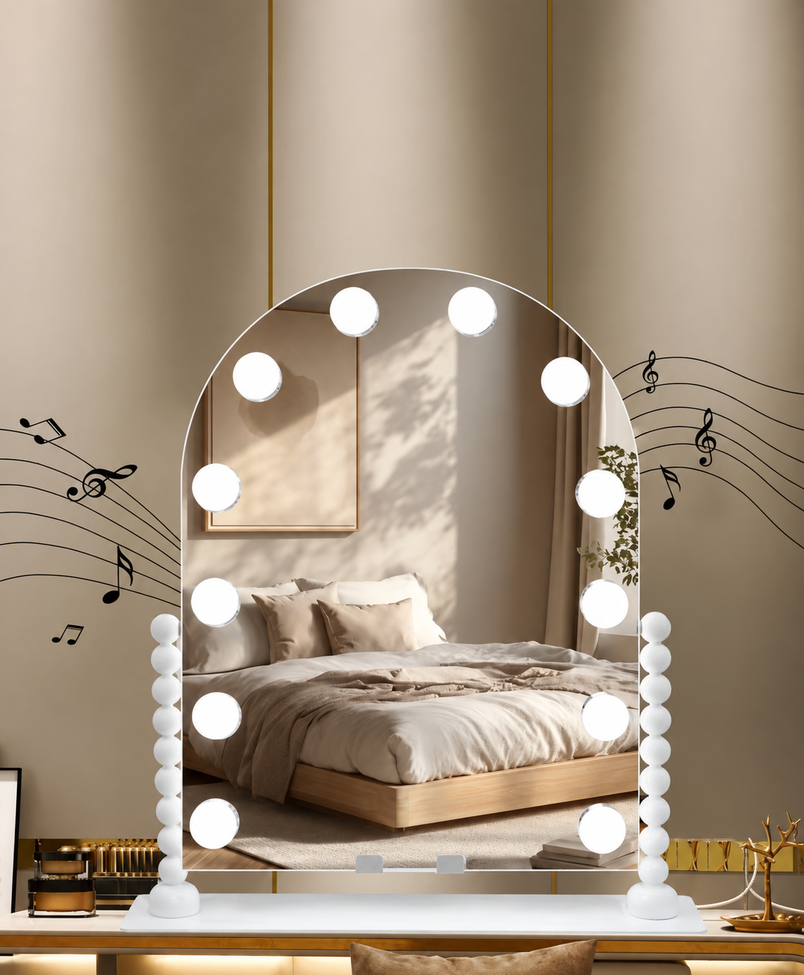 The Edit Arch LED Mirror